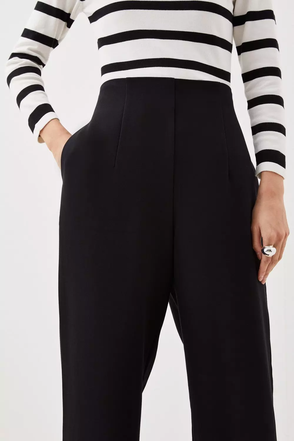 Karen millen outlet high waisted trousers