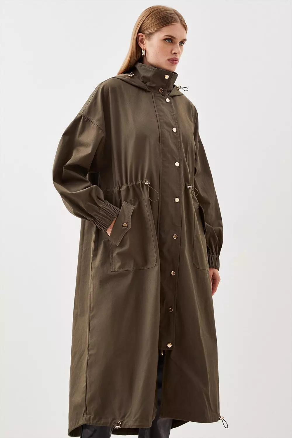 Longline parka 2024 coat womens