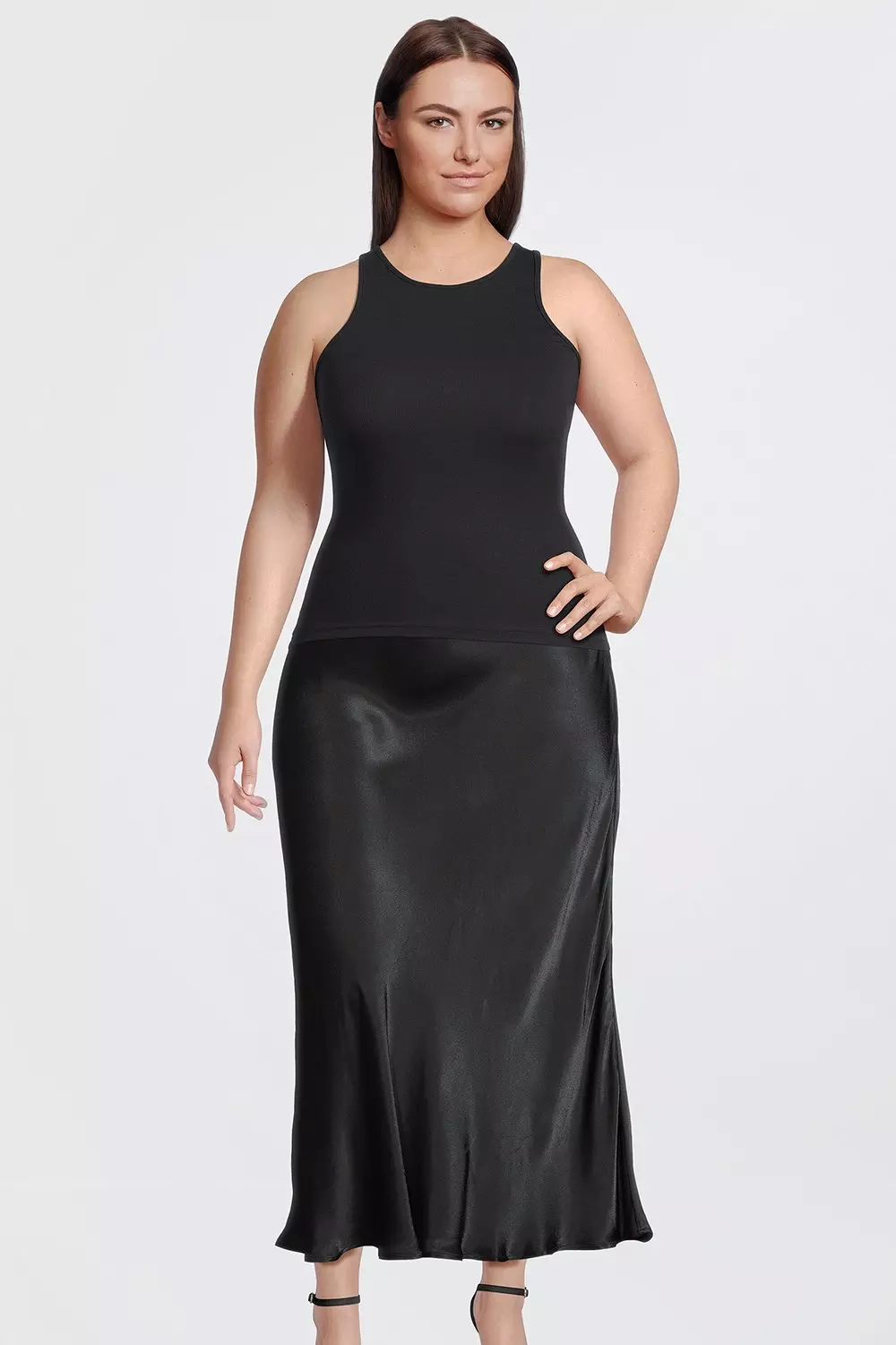 Satin maxi 2025 skirt size 18