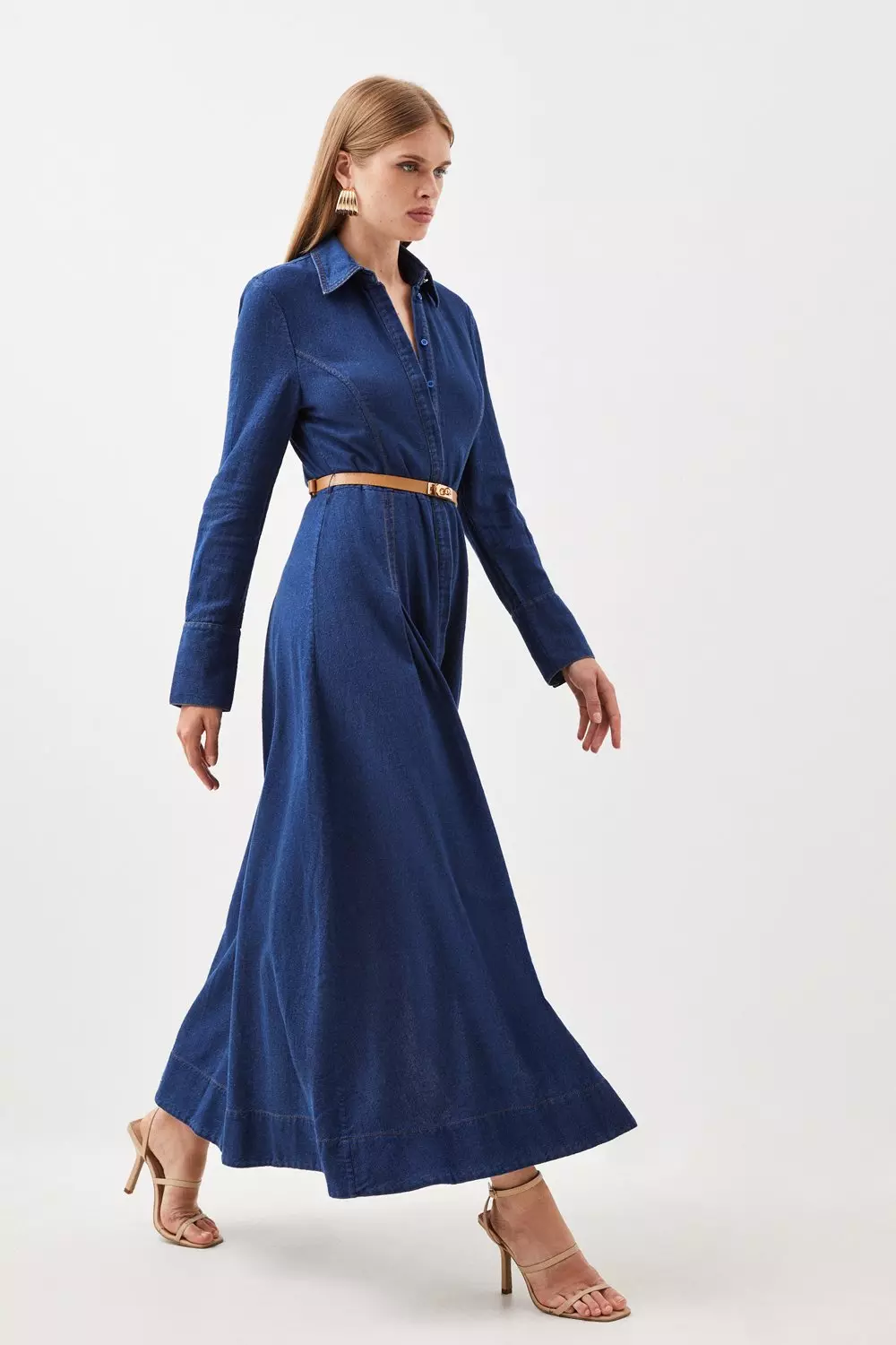 Petite t best sale shirt maxi dress