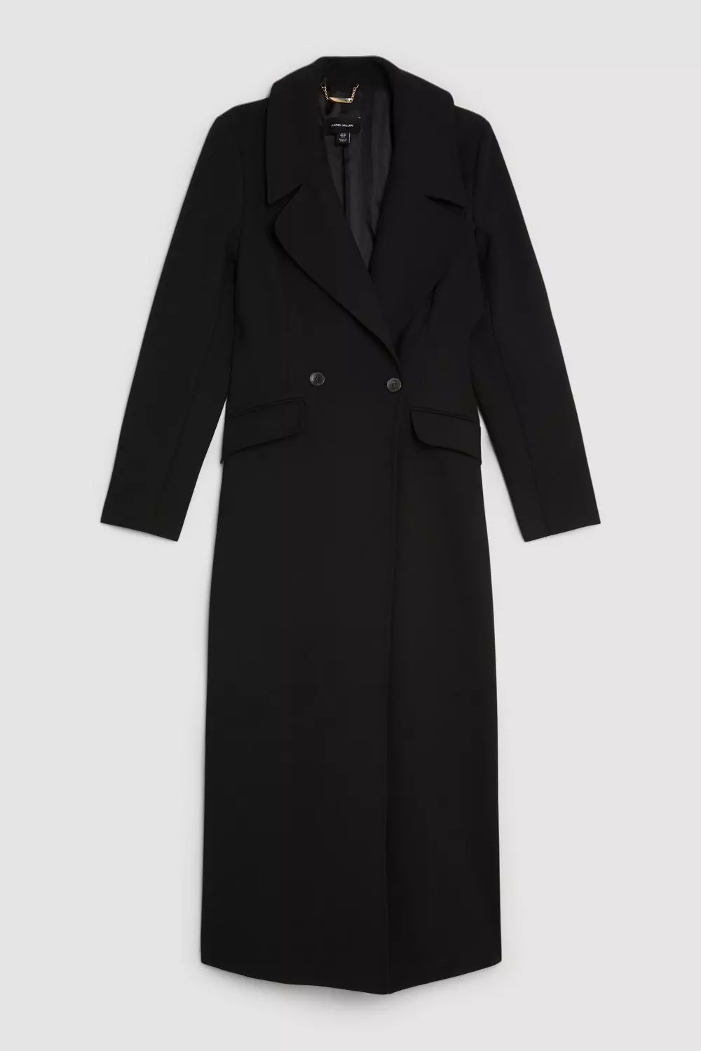 Karen millen shop black wool coat