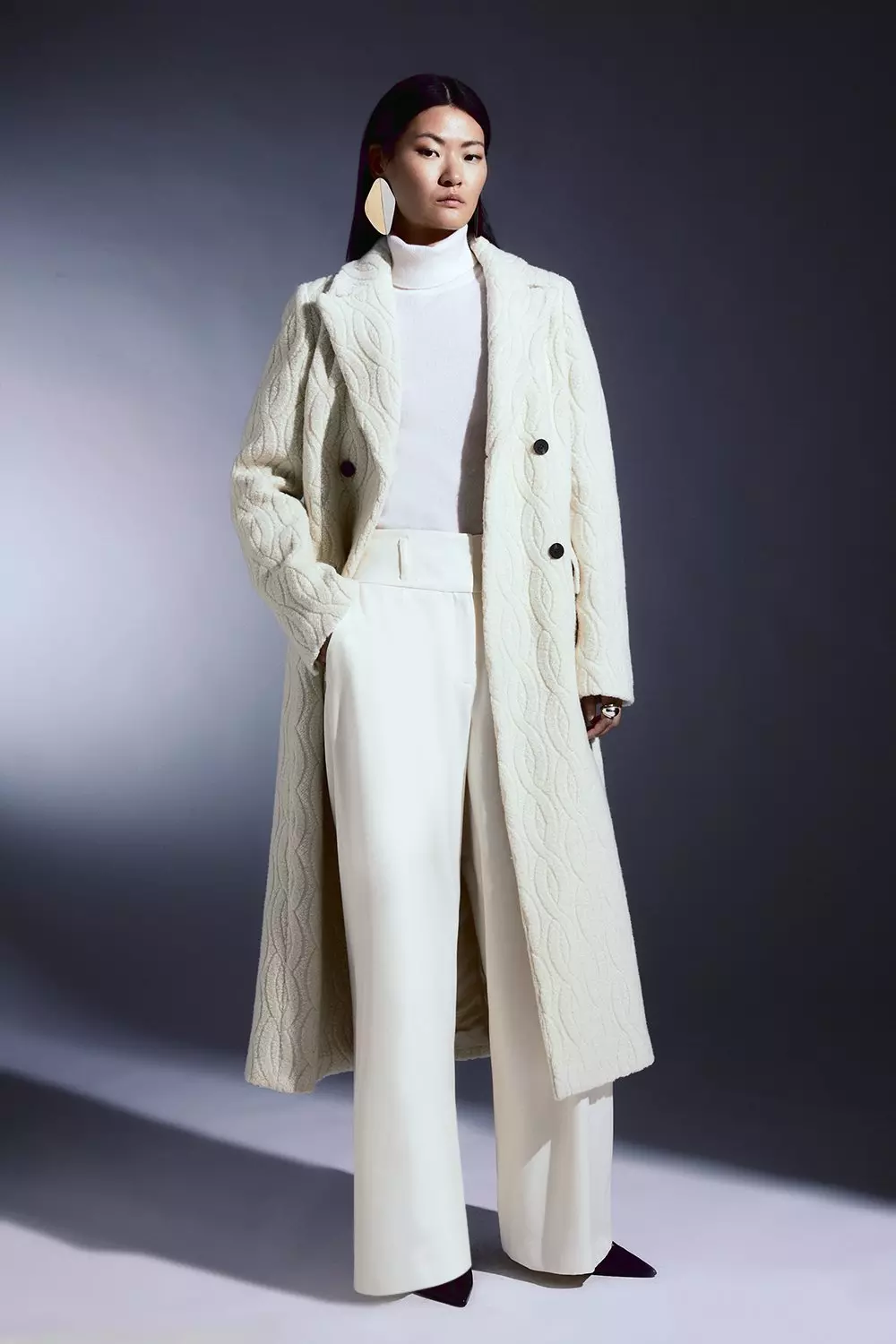 Wool on sale midi coat