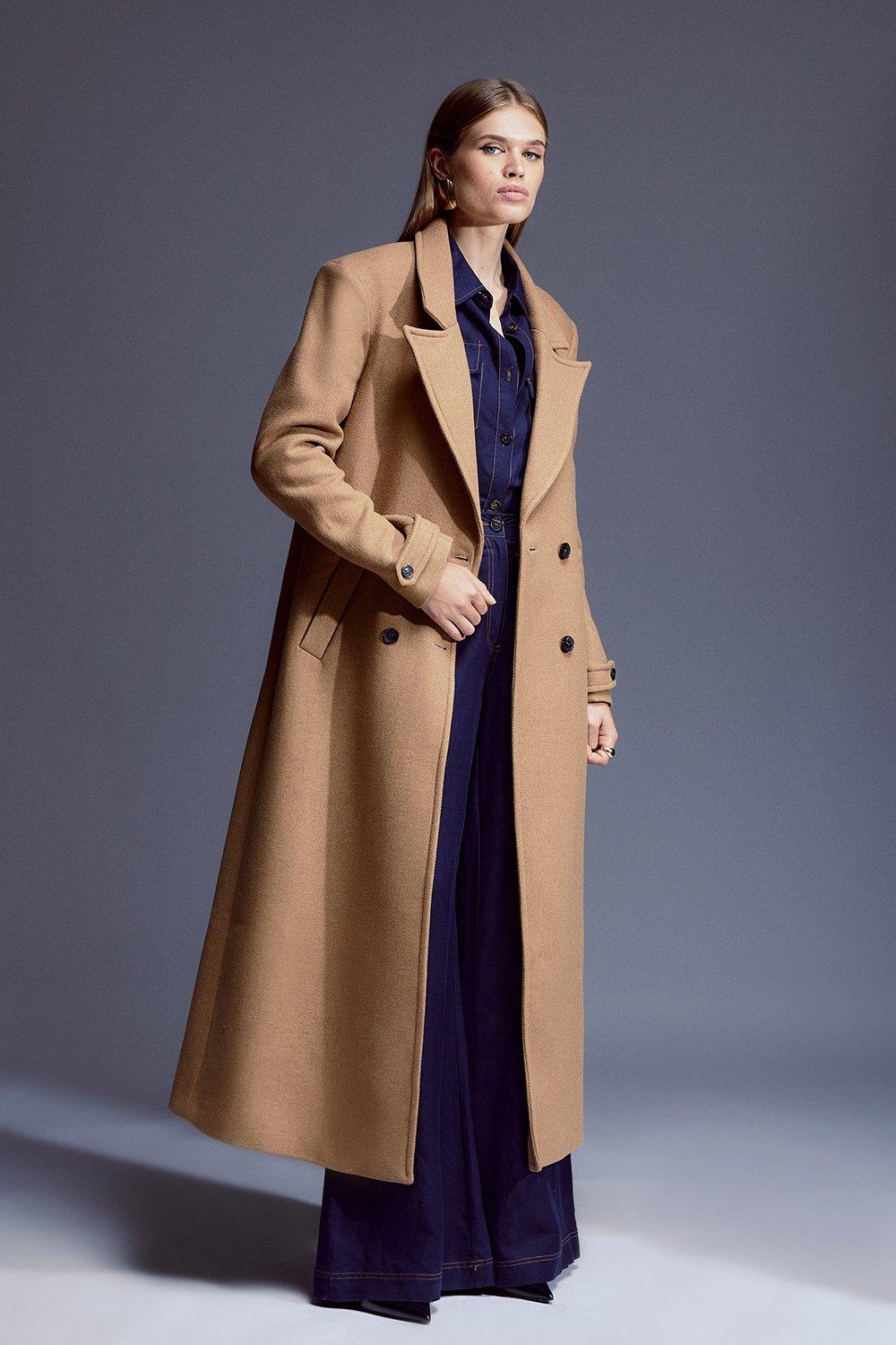 Camel wool coat uk online