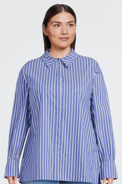 Women's Cotton Shirts | White Cotton Shirts | Karen Millen UK