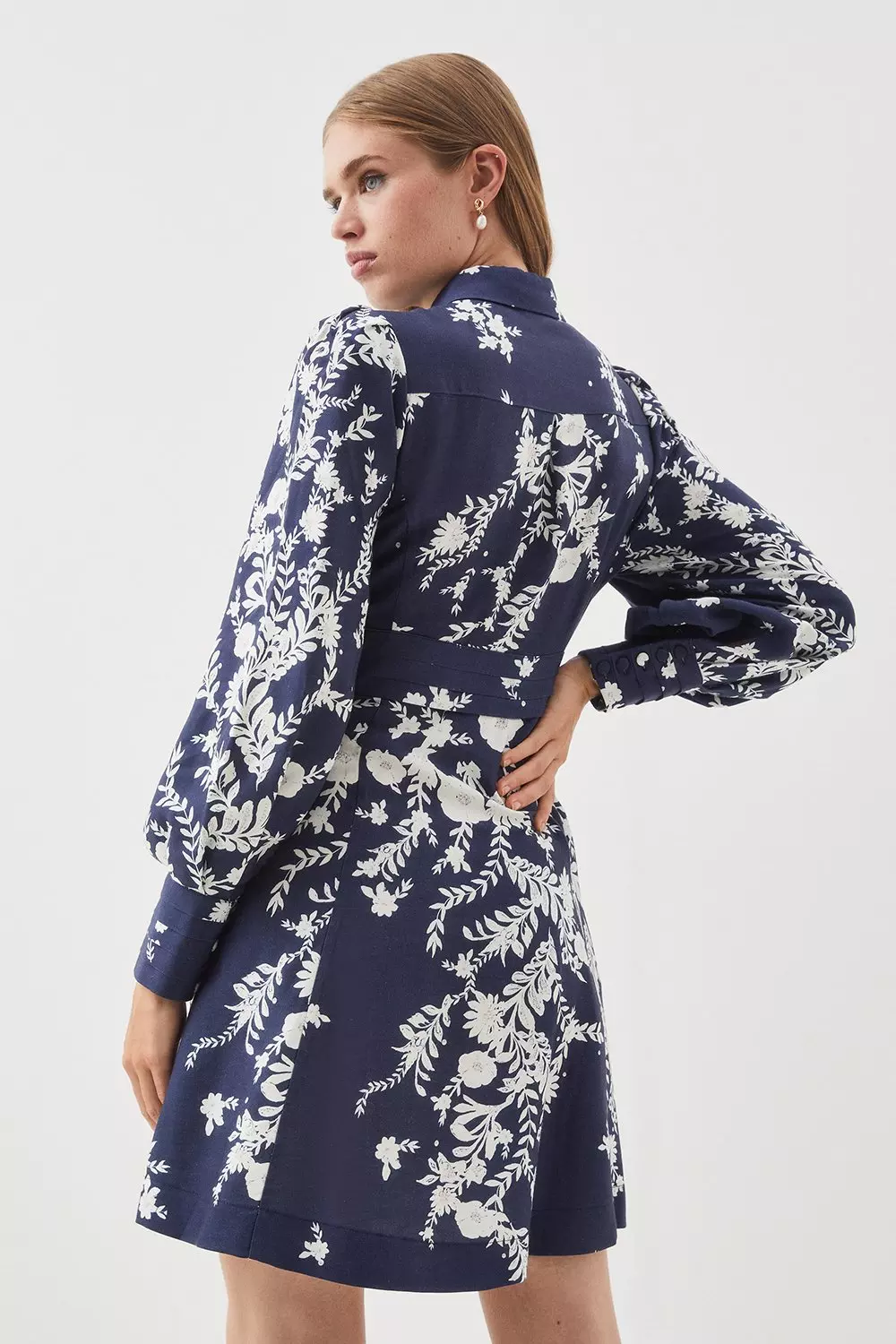 Karen millen hot sale floral embroidered dress