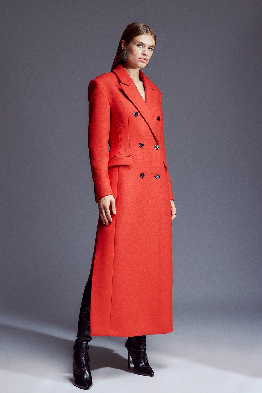 Karen millen outlet red coat