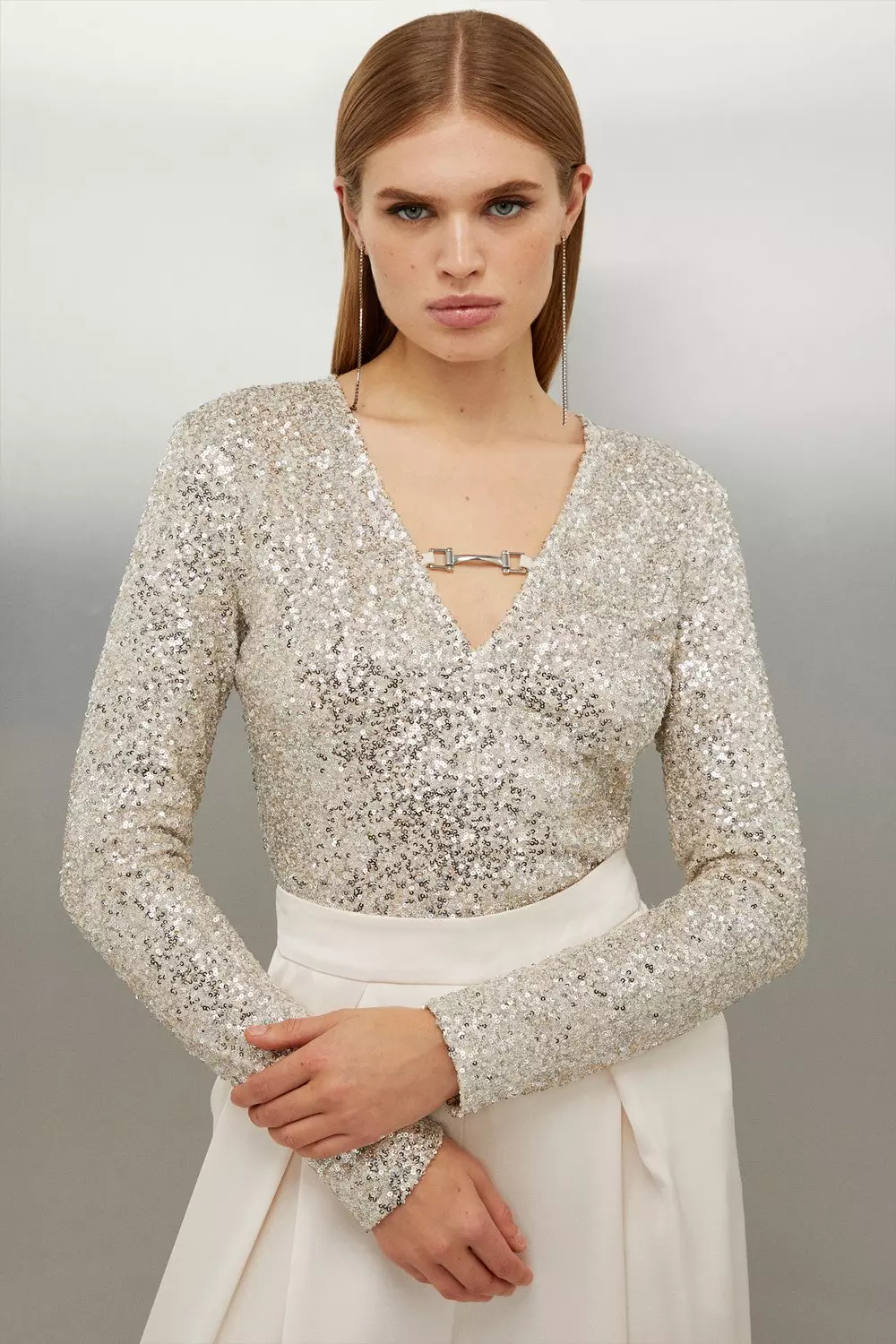 Formal sequin sales tops