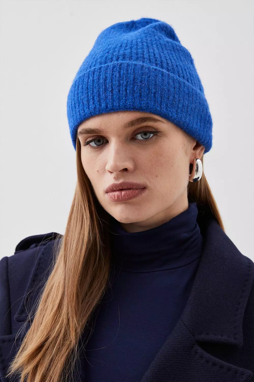 Blue deals knit hat