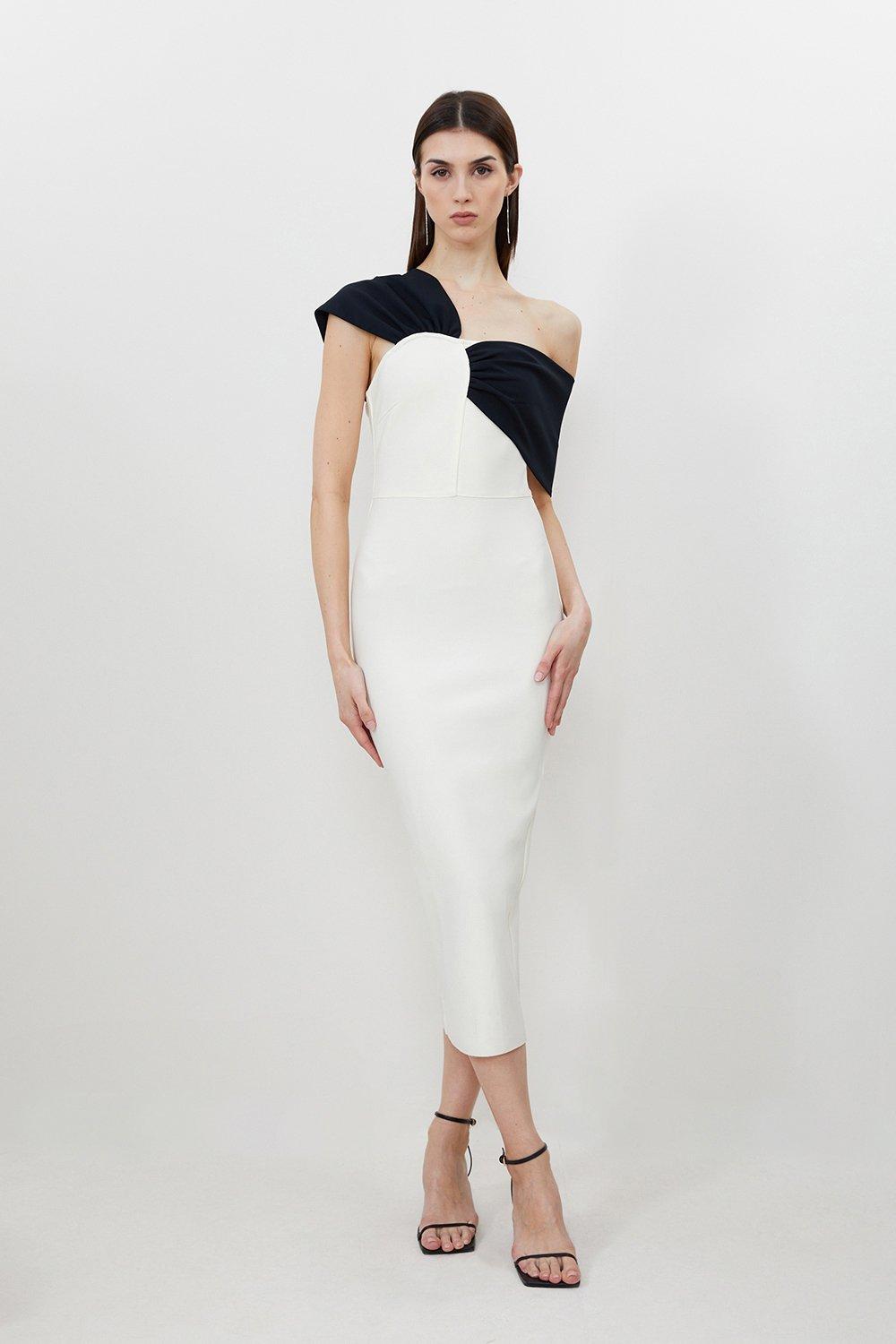 Forever unique clearance bandage midi dress