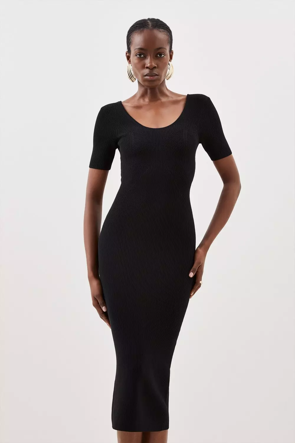 Viscose Rib Dress