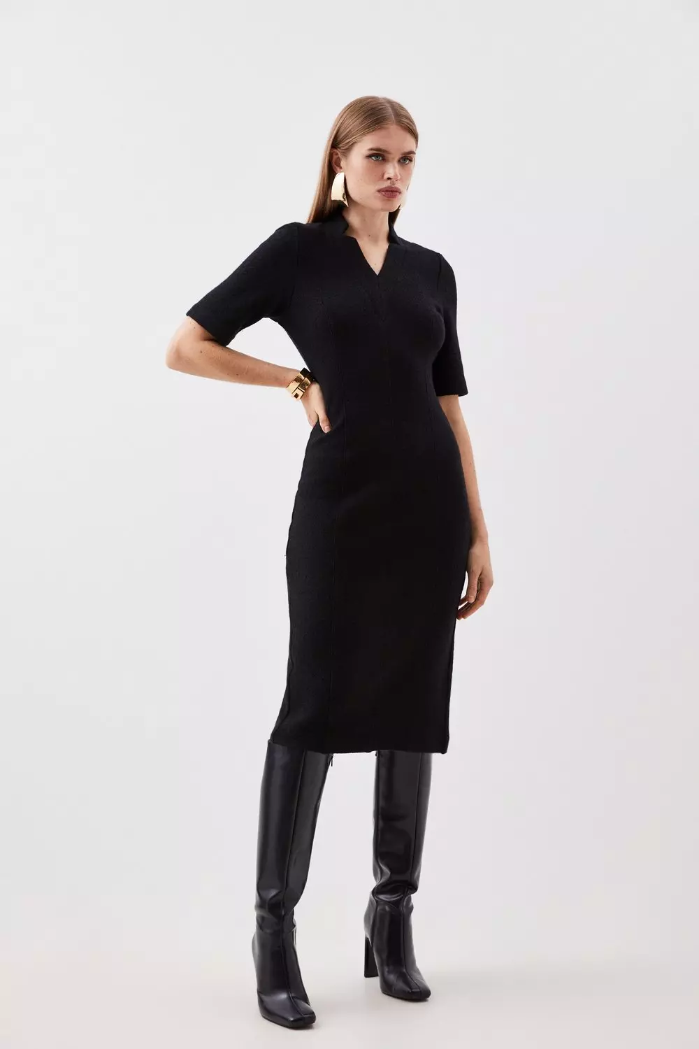 Karen millen shop wool dress