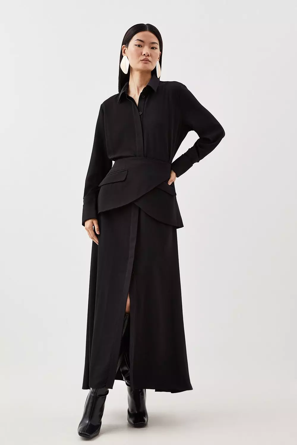 Next belted maxi shirt 2024 dress