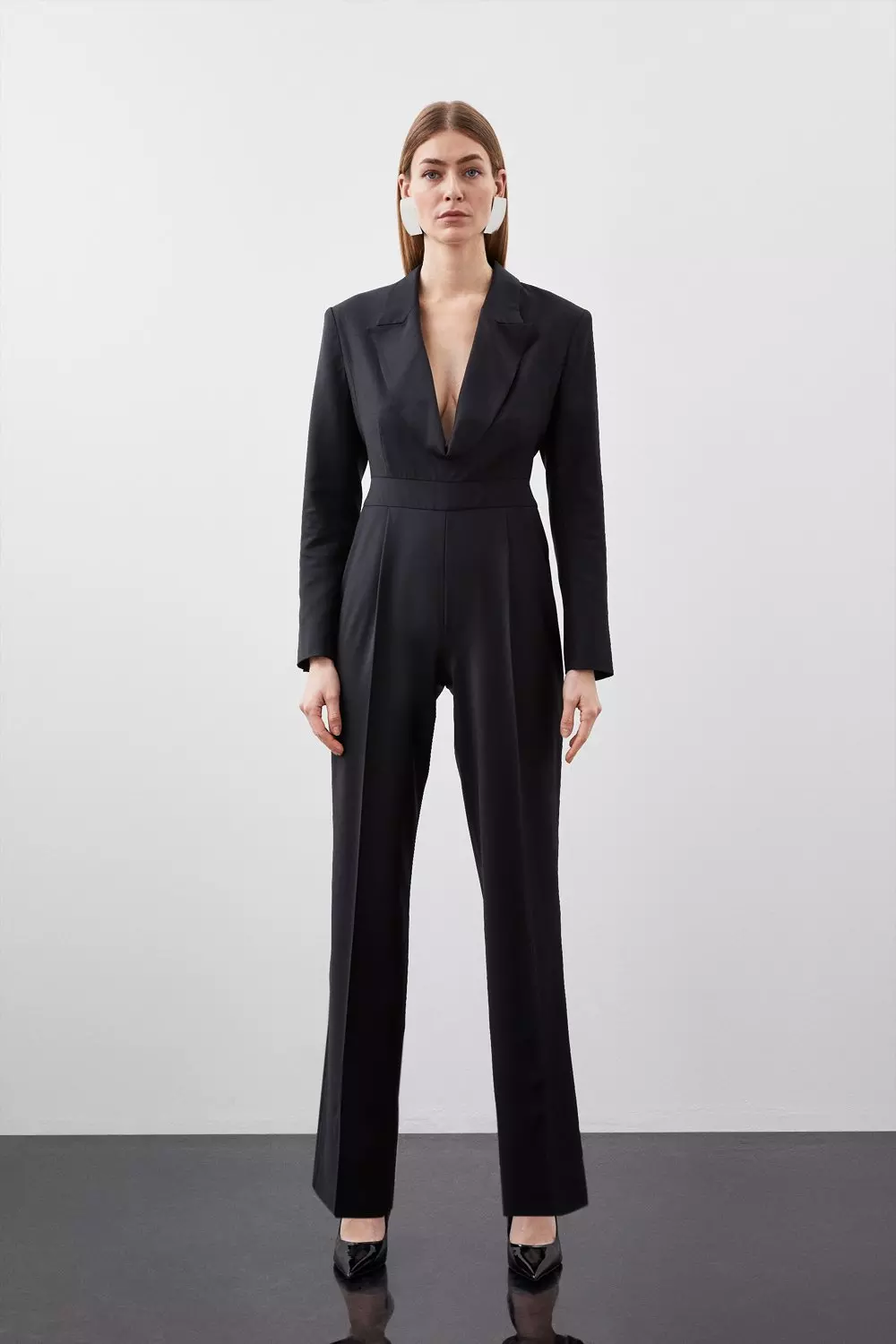 Womens store blazer jumpsuit