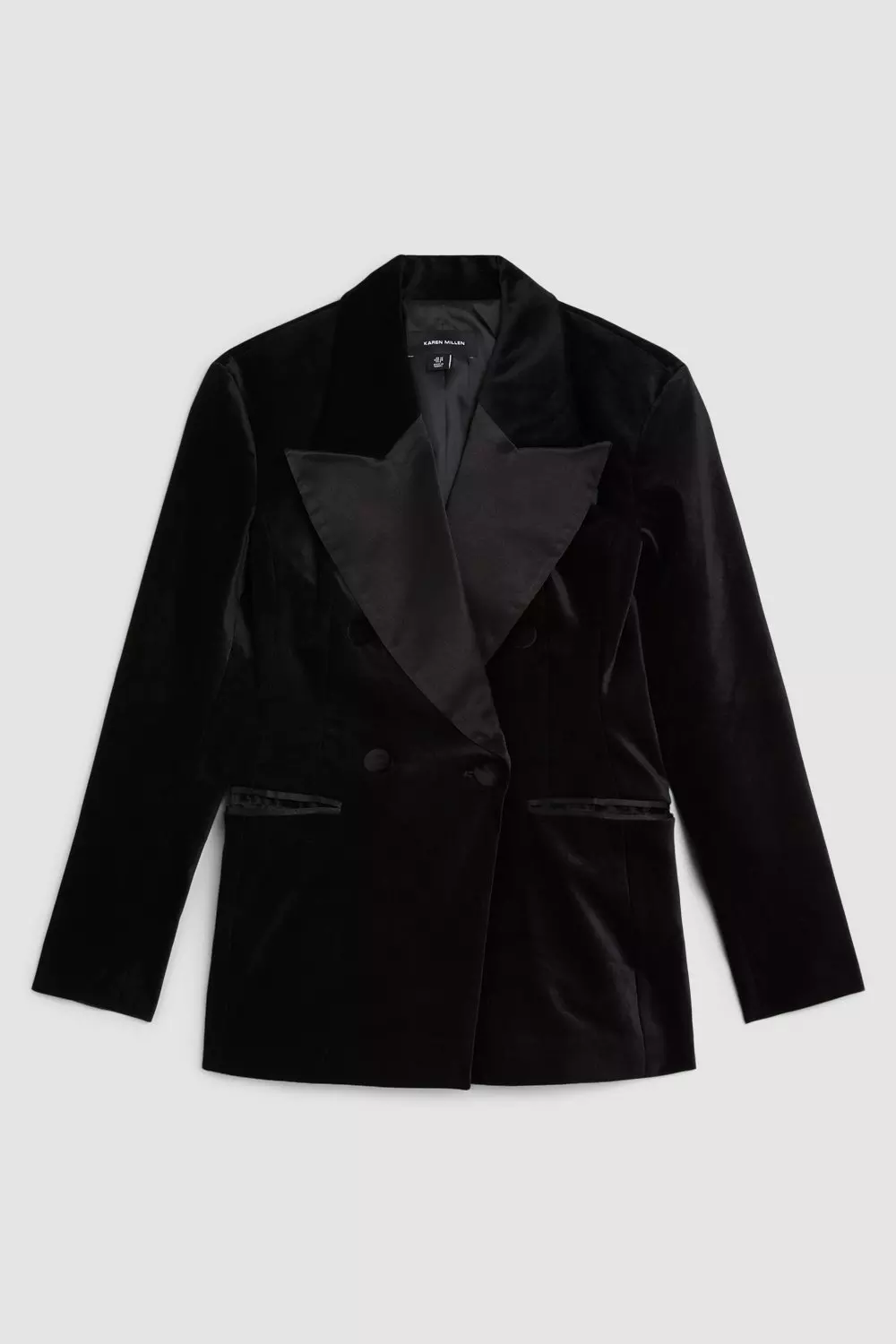 Tailored Velvet Tuxedo Blazer Karen Millen
