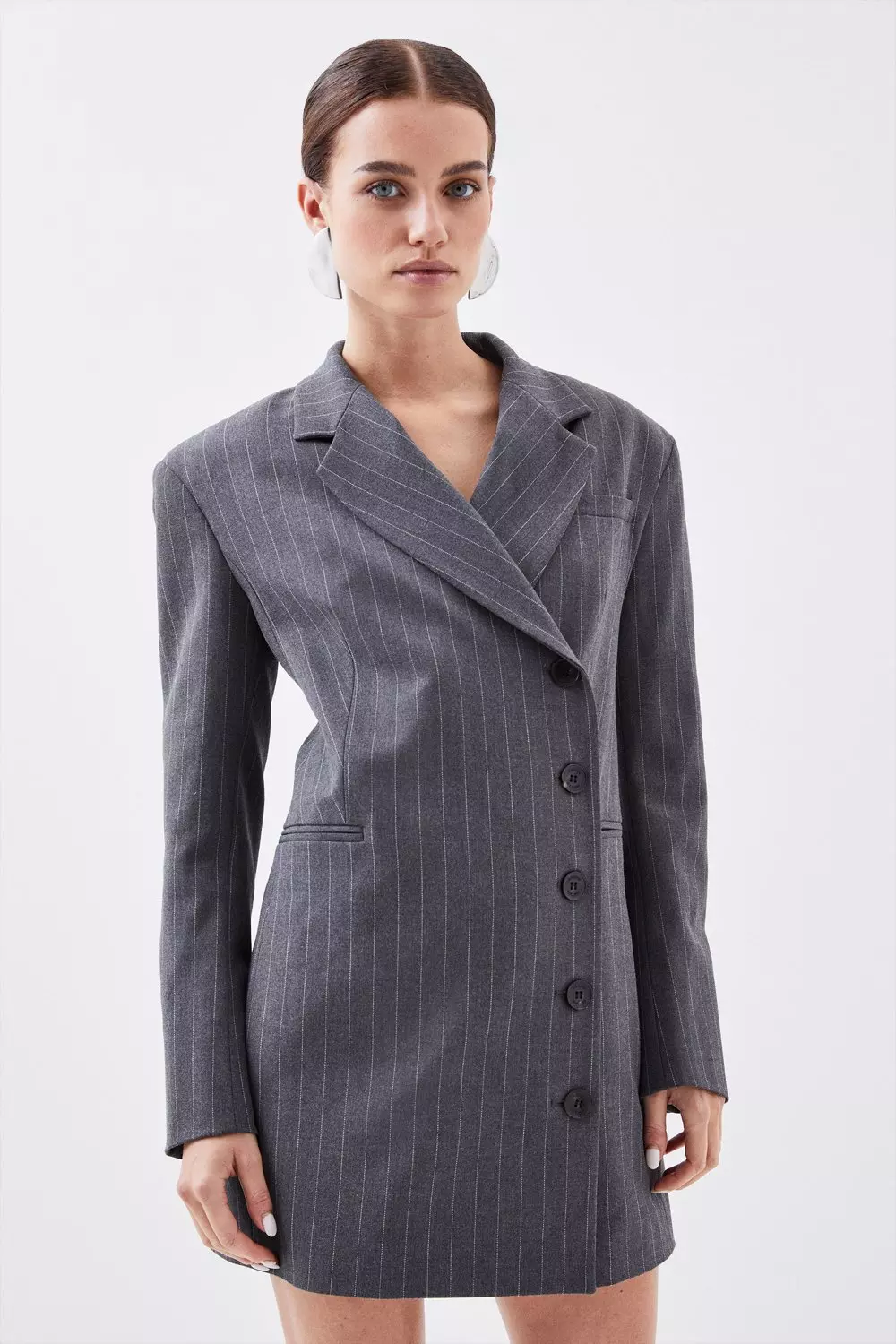 Ladies grey outlet tailored jacket