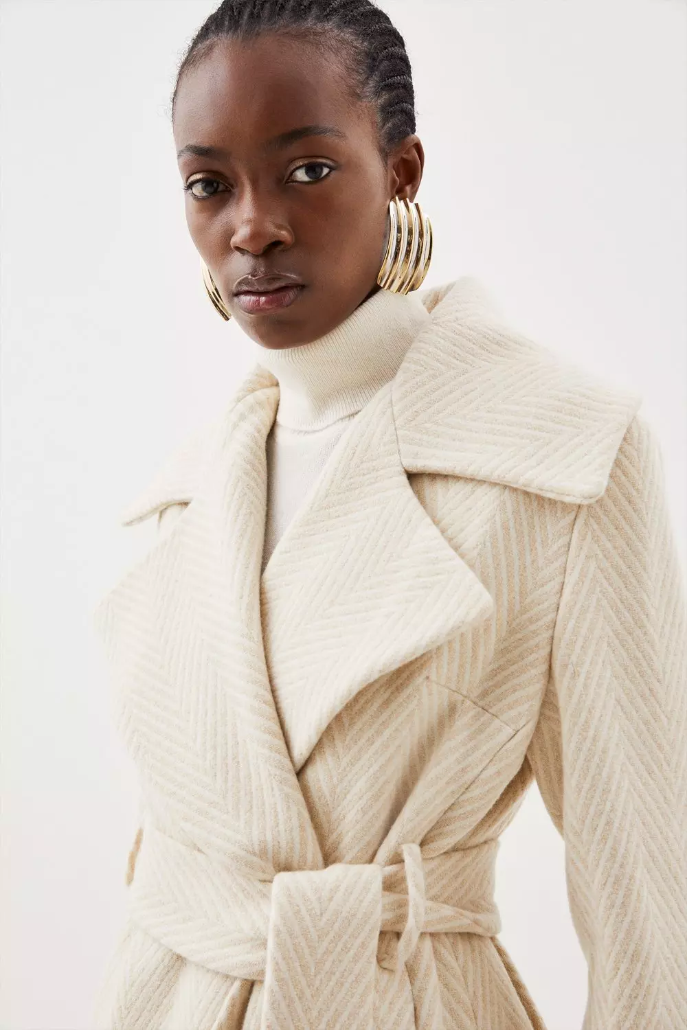 Wool Wrap Coat