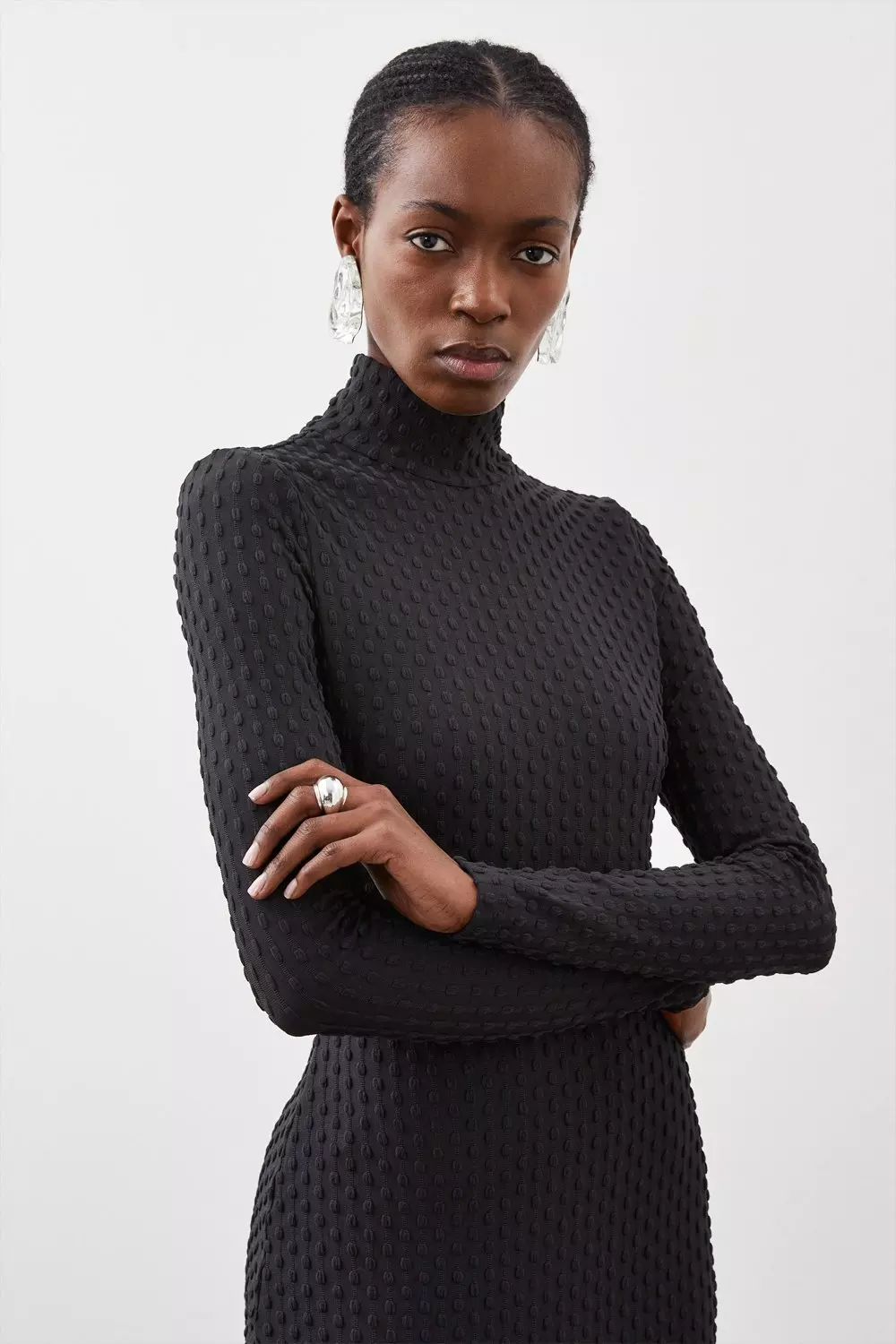 Karen millen clearance roll neck jumper