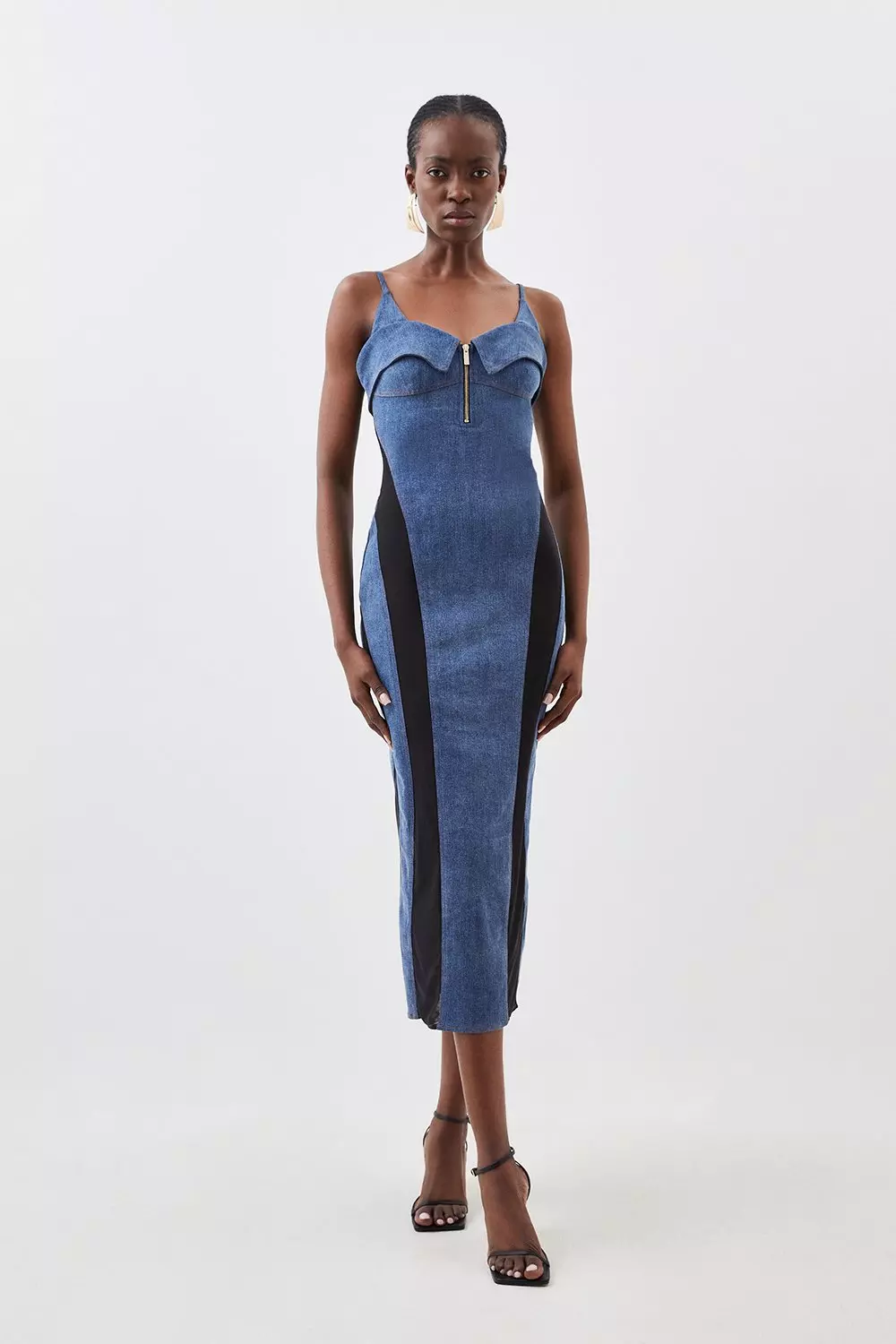 Karen millen denim store dress