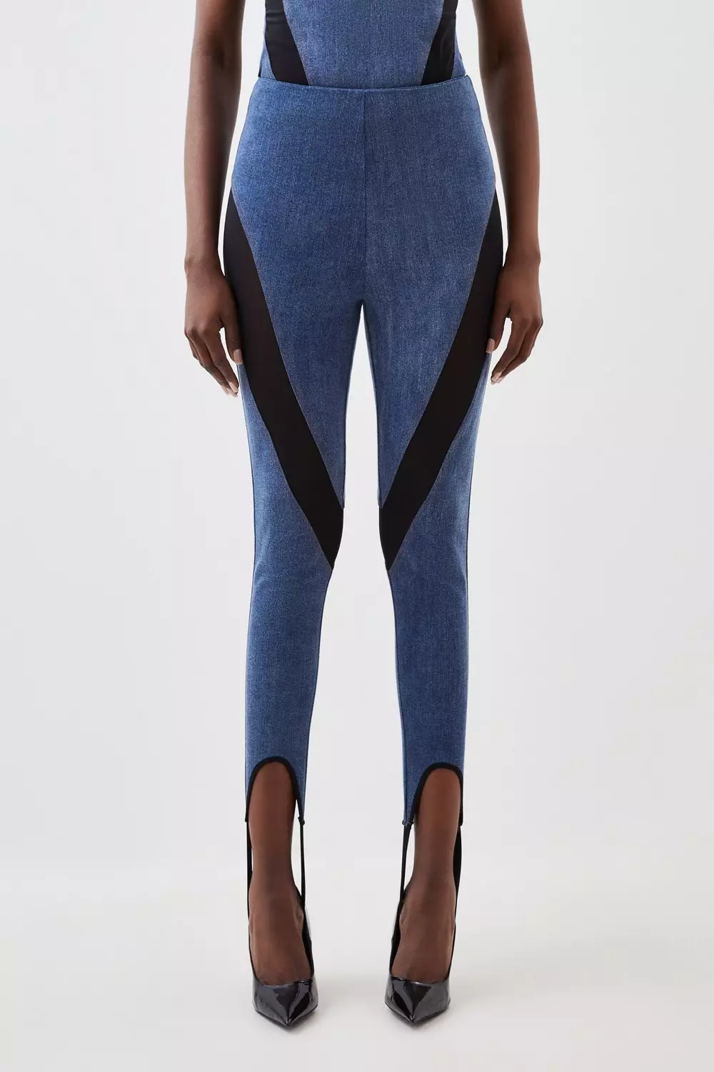 Mixit denim hot sale stretch leggings