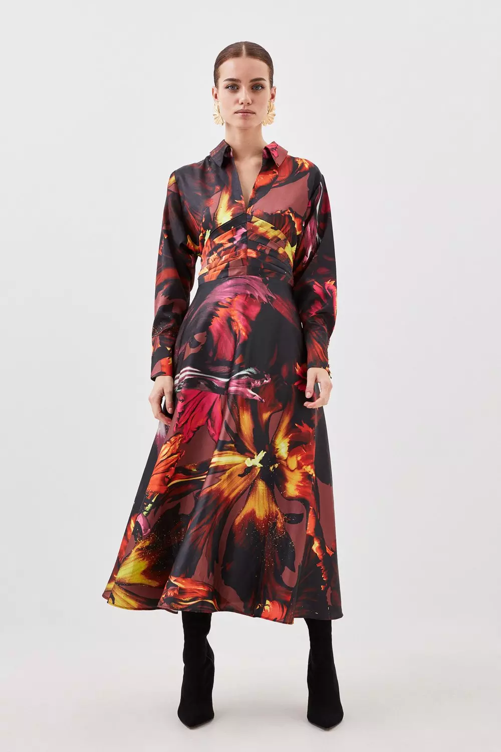 Karen millen colour outlet pop dress