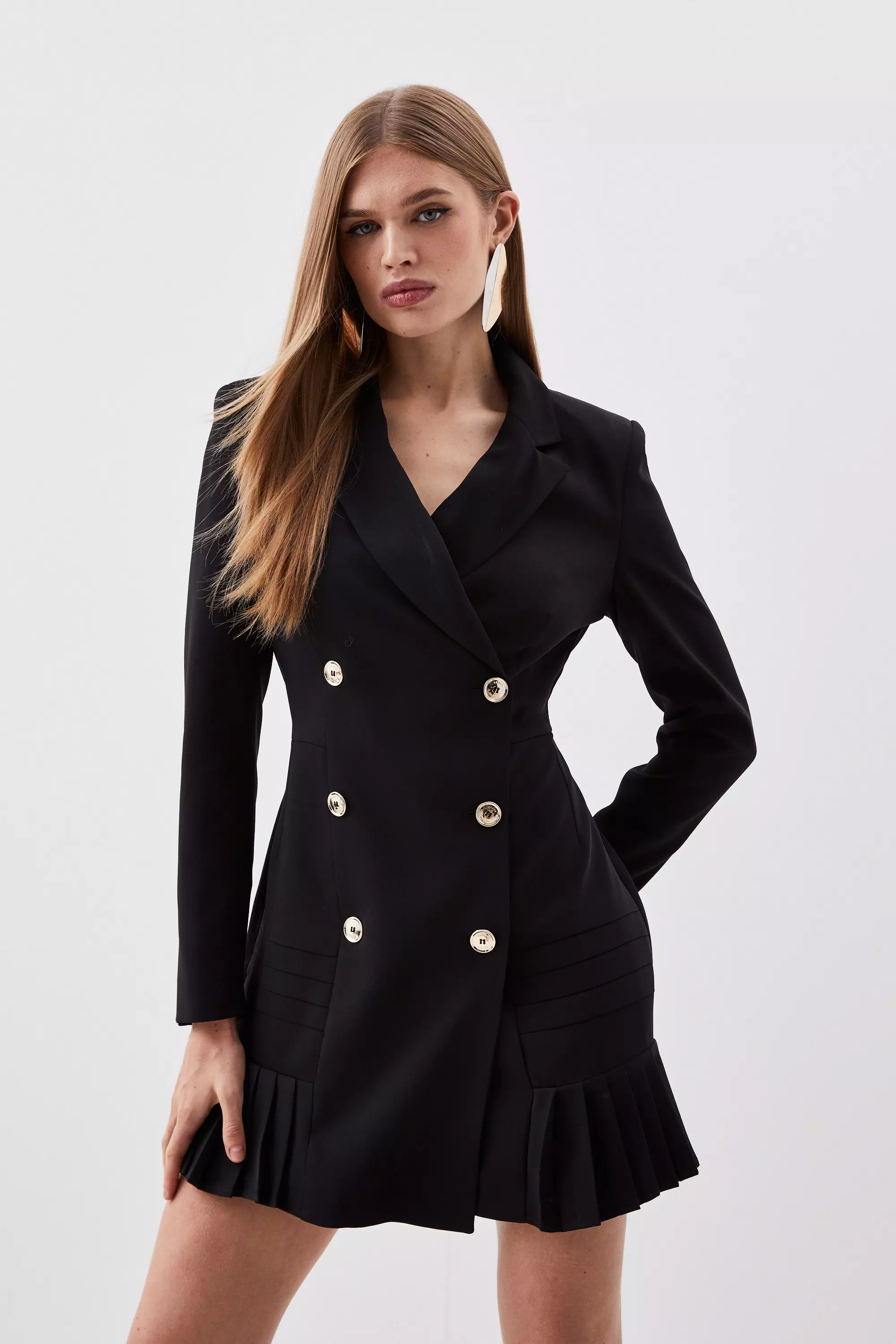 Tall black hot sale blazer dress