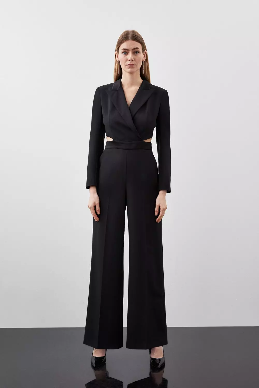 Effortless Wide Leg Black Jumpsuit