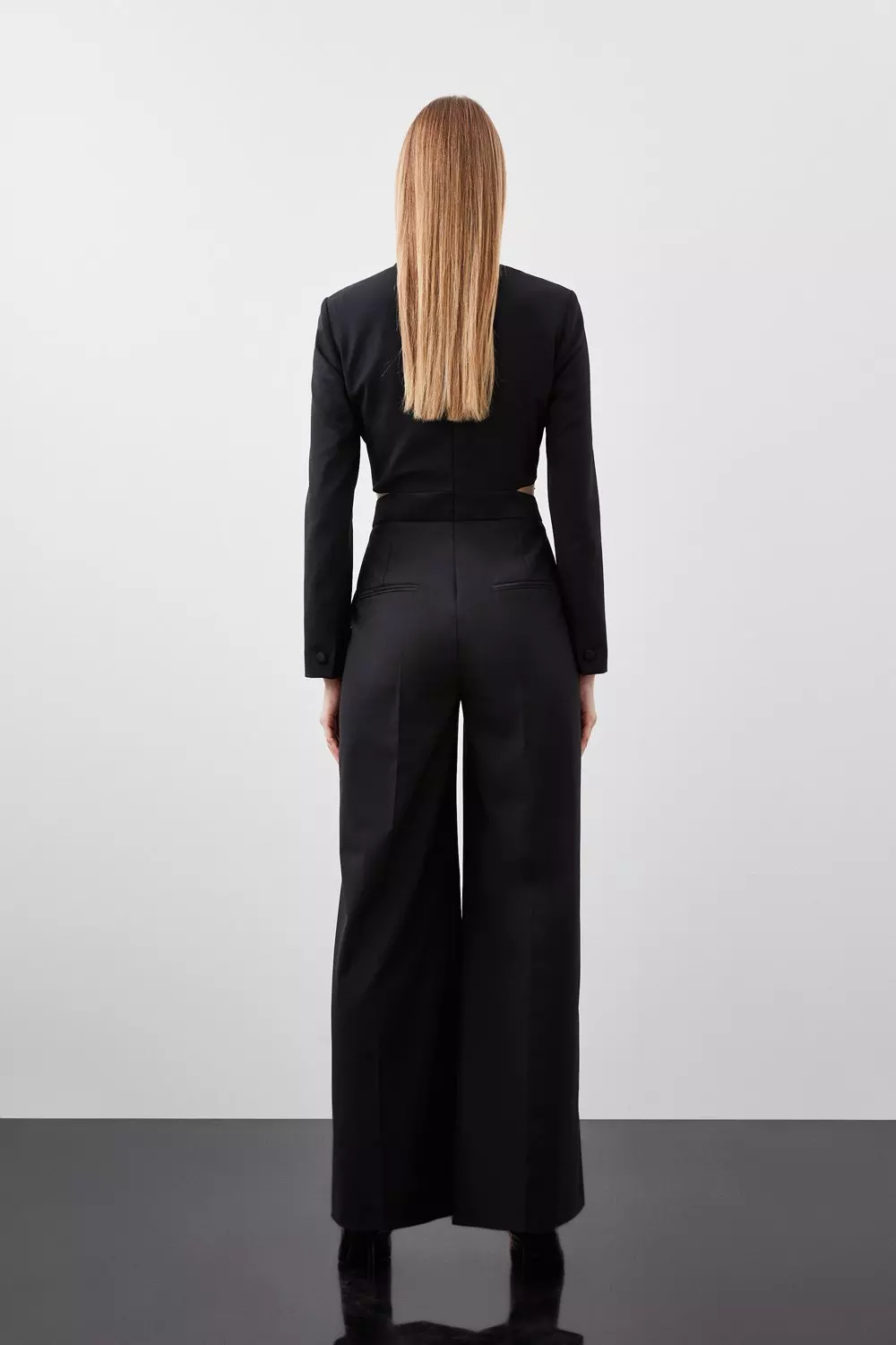 Wide leg 2024 pantsuit jumpsuit