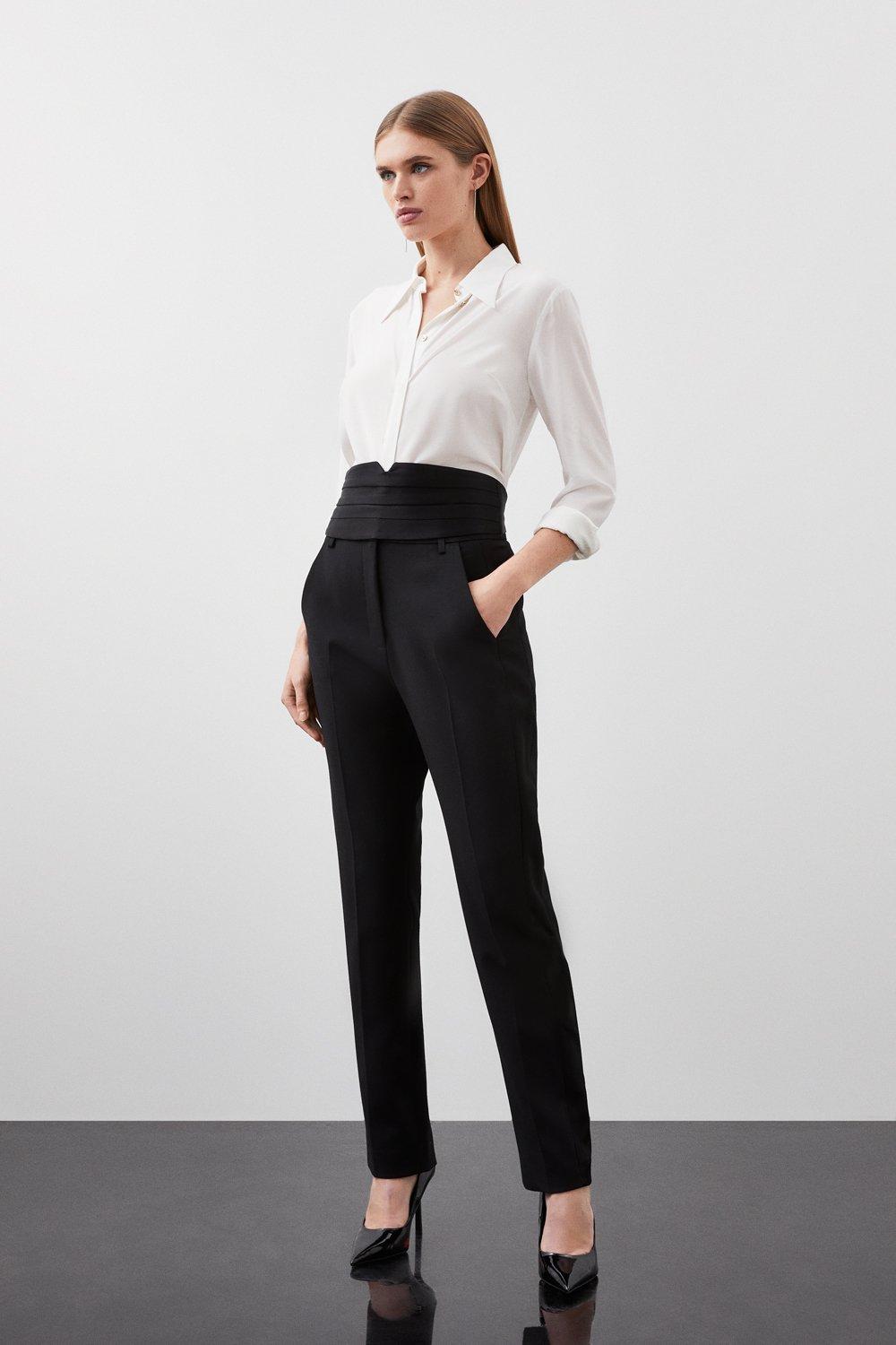 AUSIMIAR Stretch Skinny Dress Pants for Women Business Work Casual