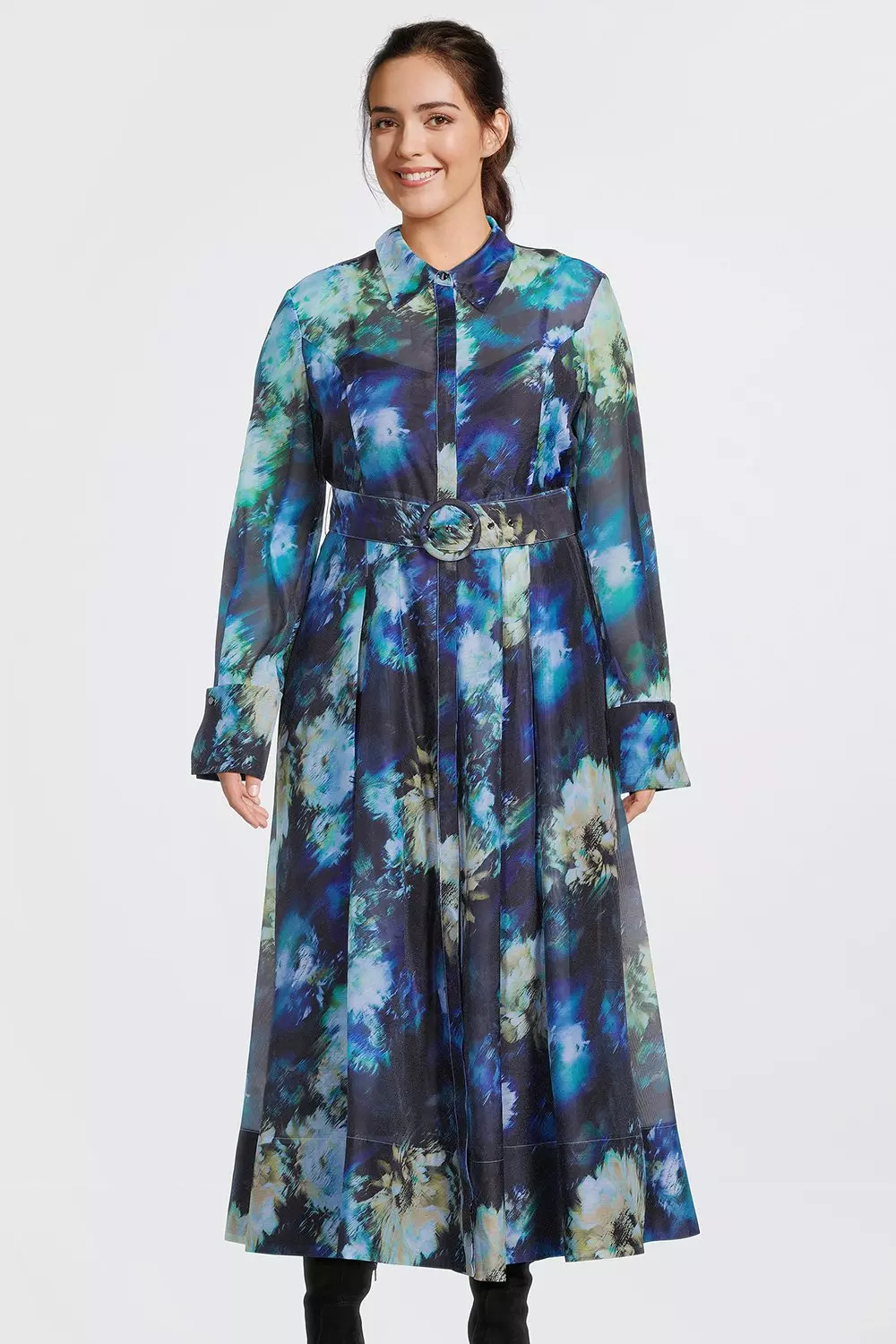 Karen millen outlet blue maxi dress