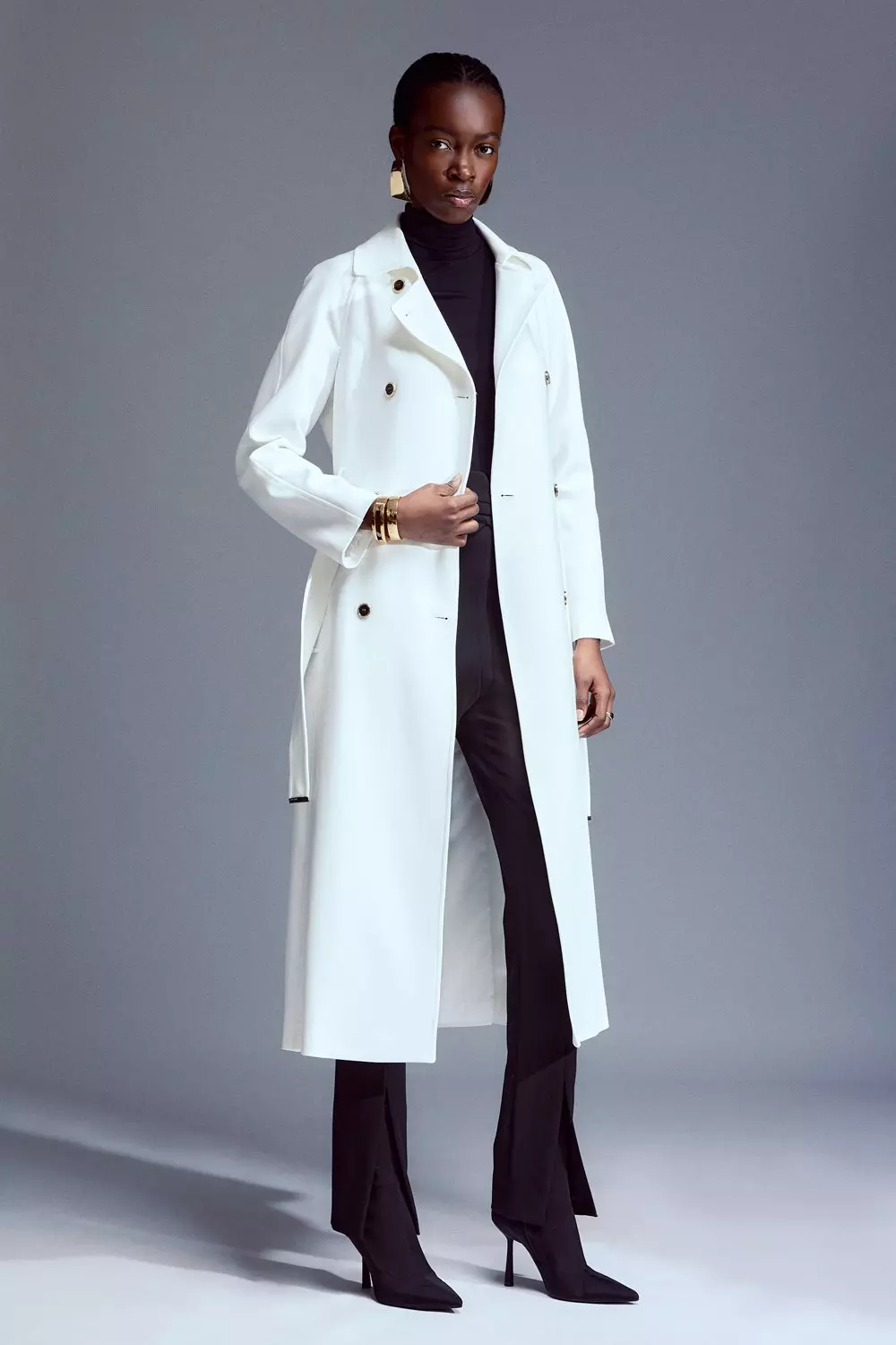 Signature Double Face Short Wrap Coat - Women - Ready-to-Wear