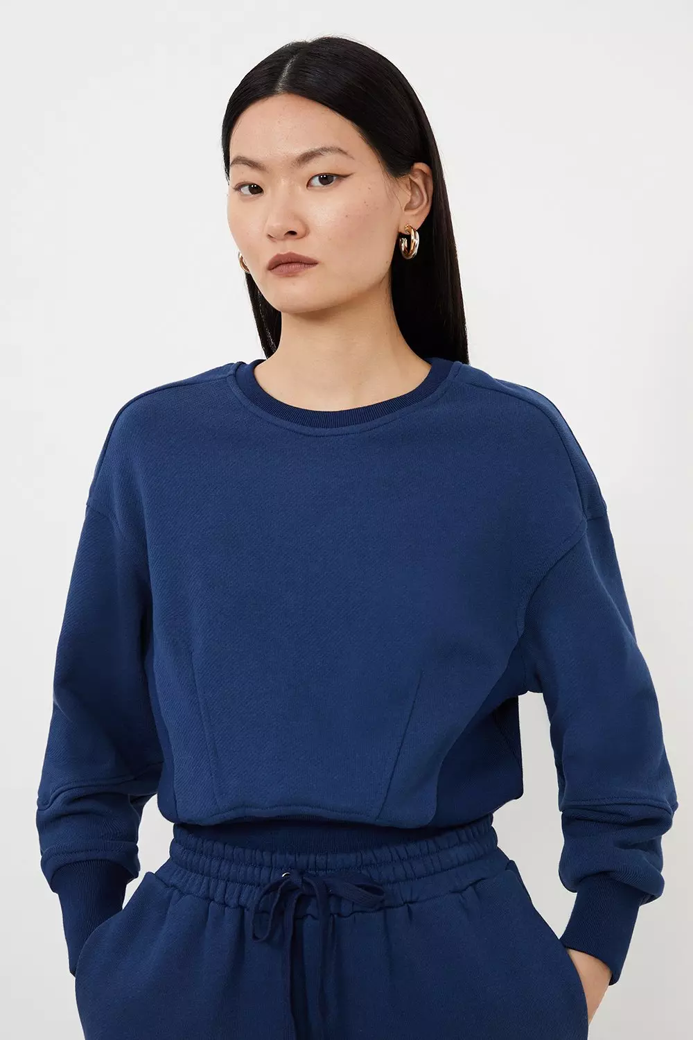 Karen millen blue outlet jumper