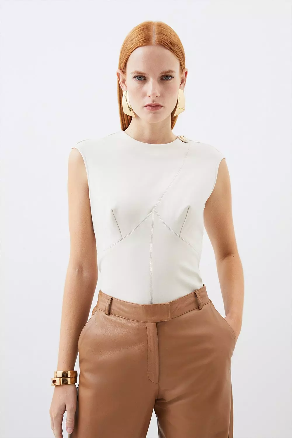 Karen millen hotsell white top