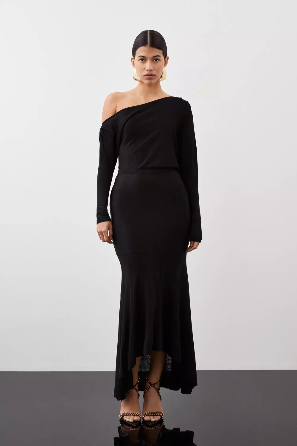 Karen millen clearance off shoulder dress