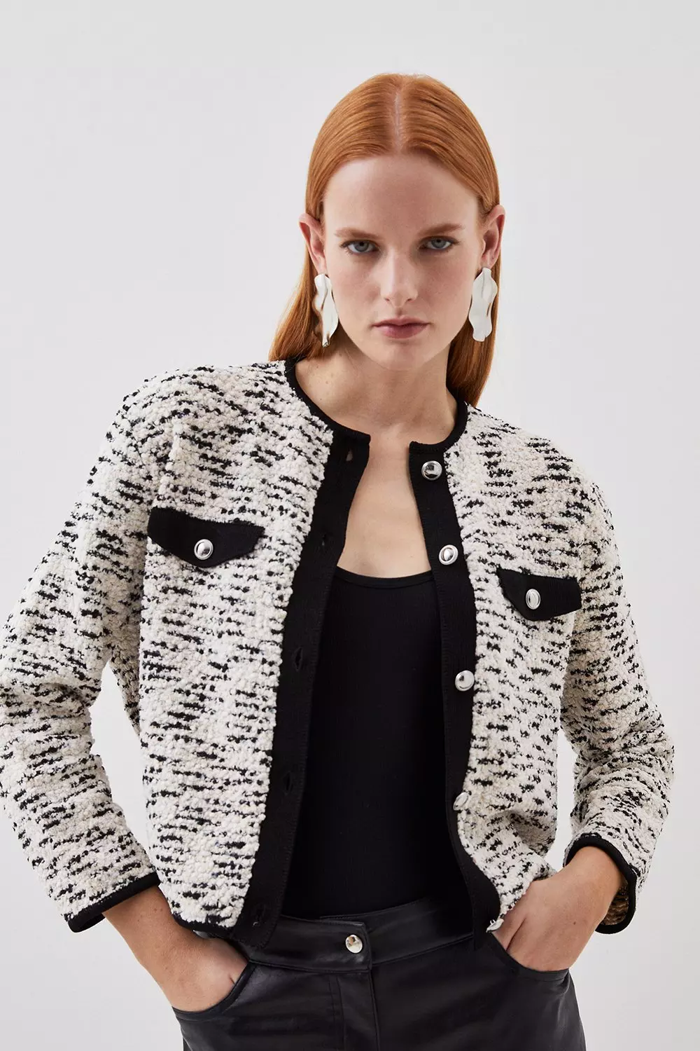 Karen millen animal hot sale print cardigan