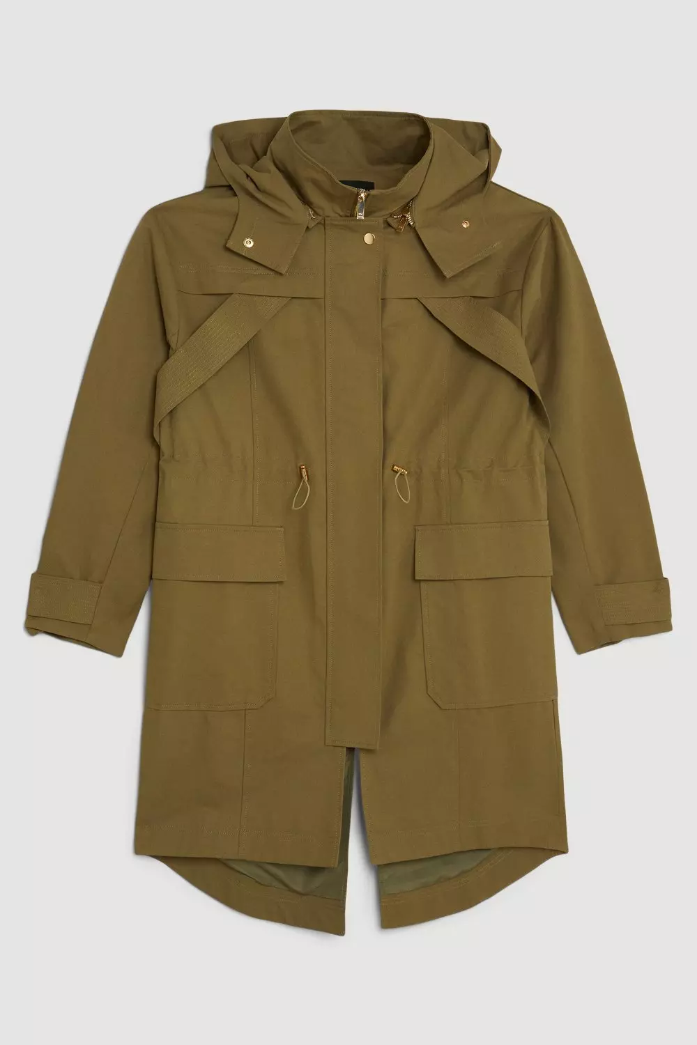 Green on sale parka coat