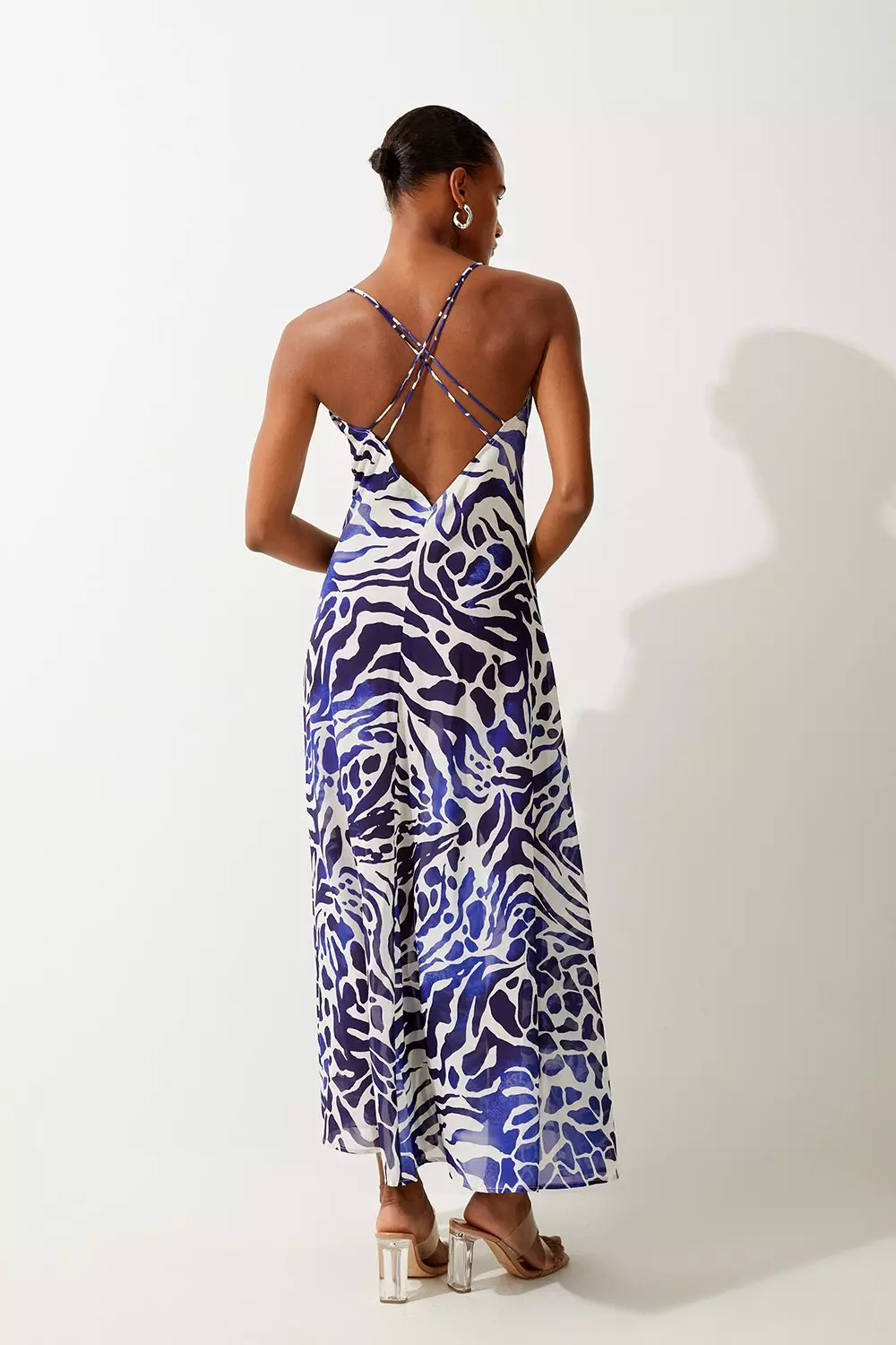 Zebra print hotsell beach dress