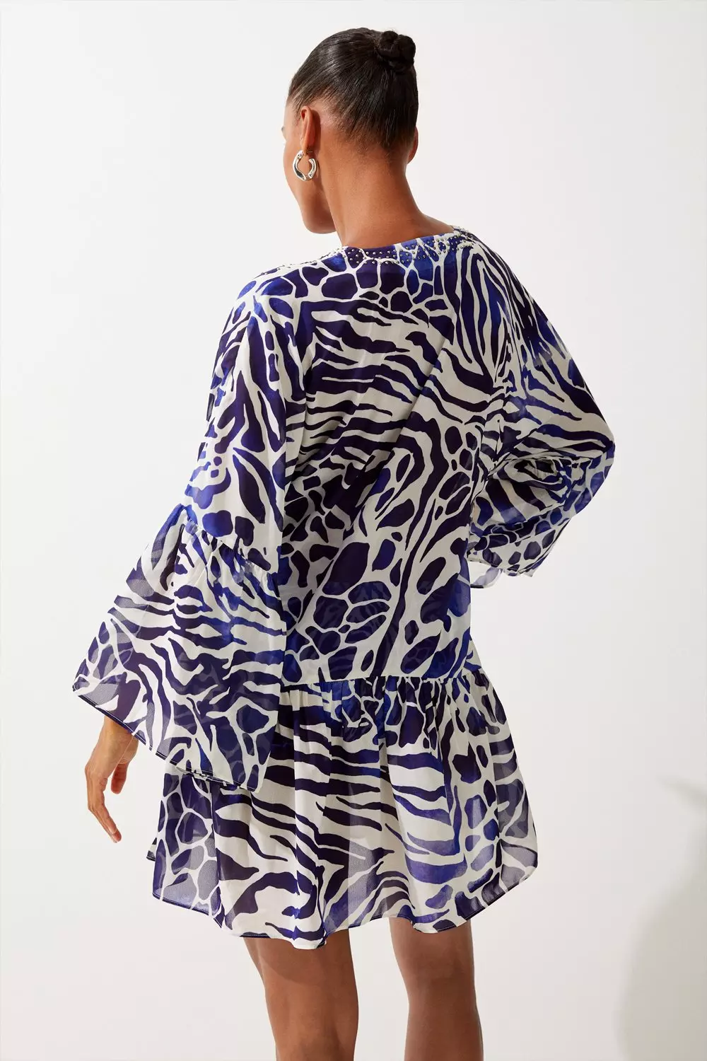 Karen millen shop abstract print dress