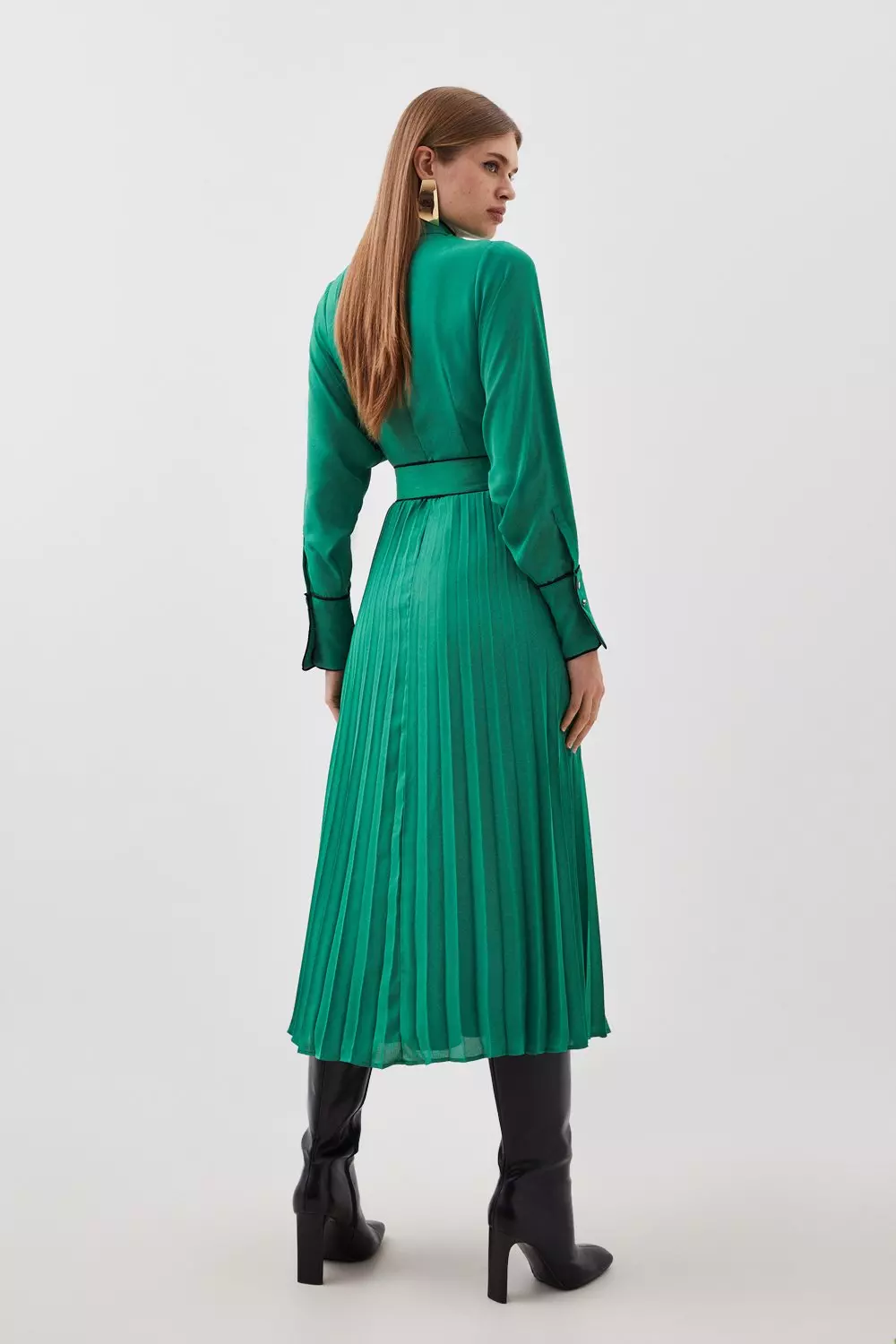 Emerald green outlet petite dress