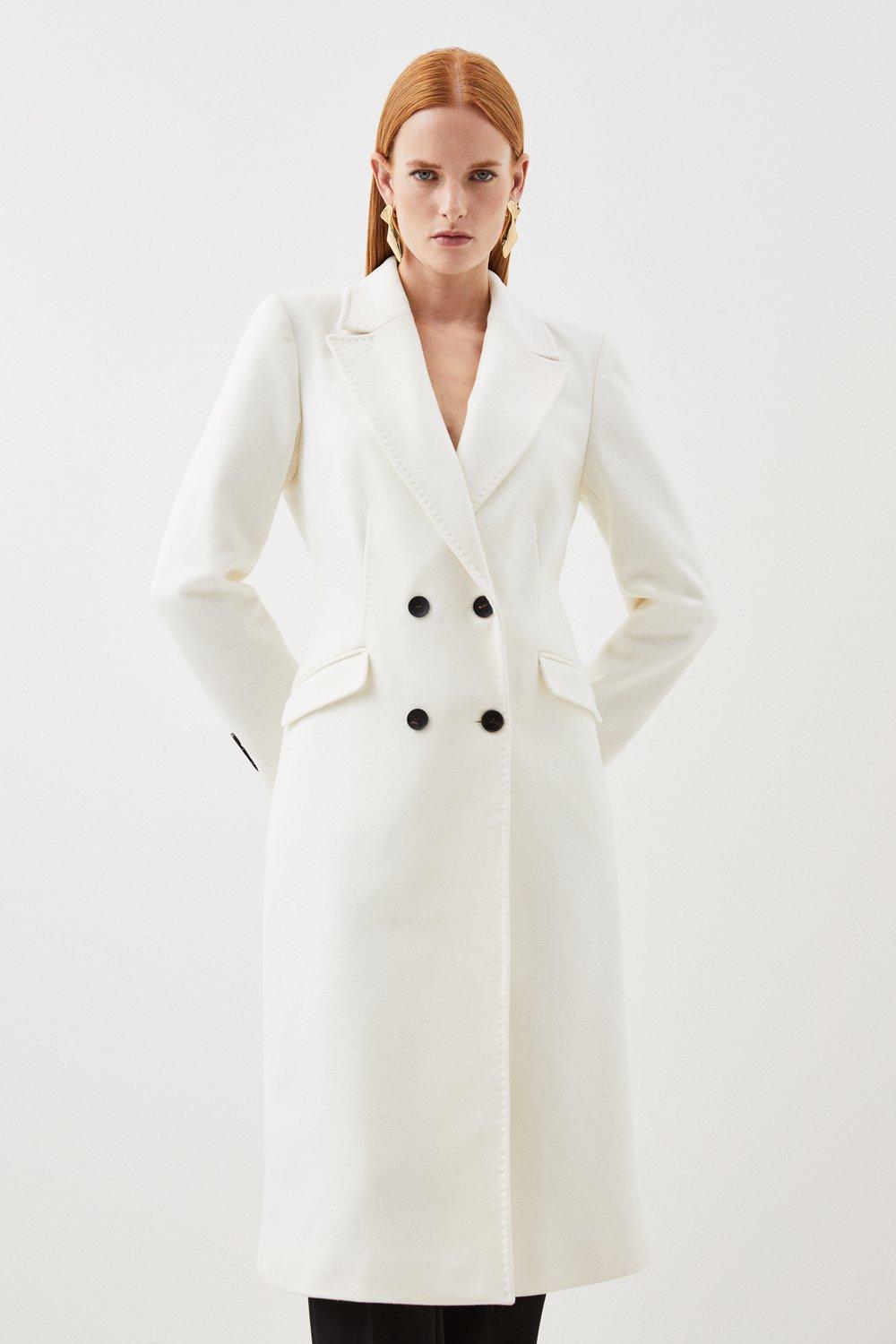 White wool 2024 coats sale