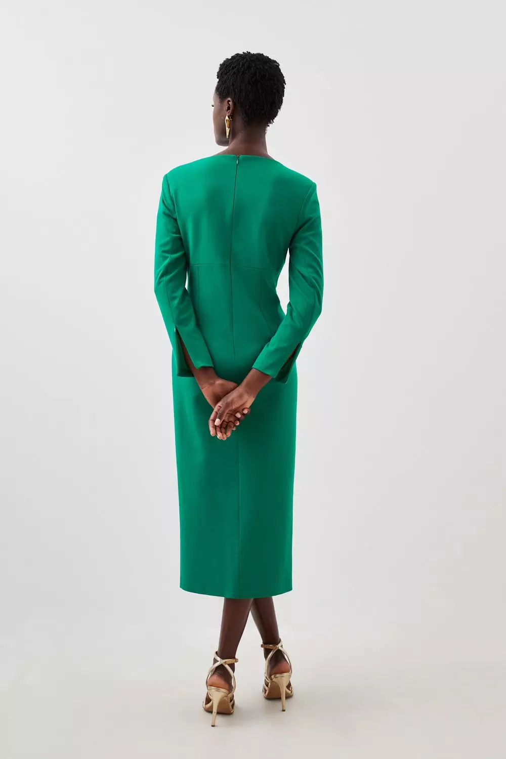 Green Bodycon Long Sleeve Jumpsuit only $49.99