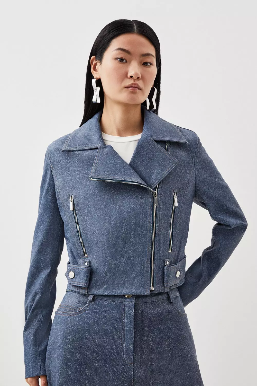 Karen millen 2024 denim jacket