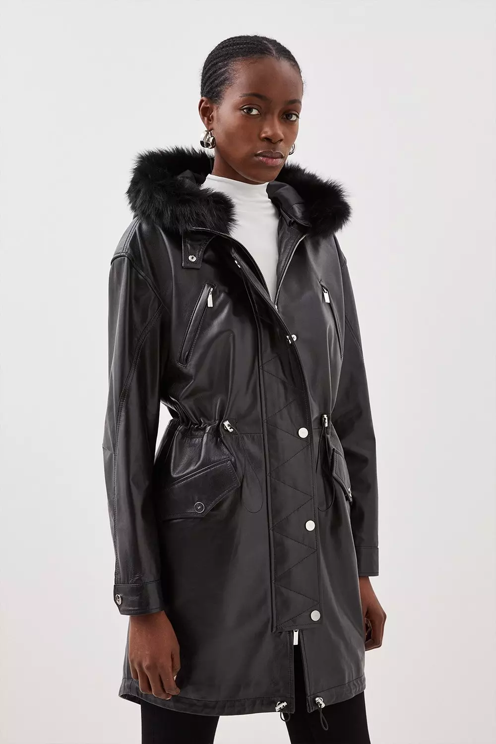 Karen millen shop parka coat