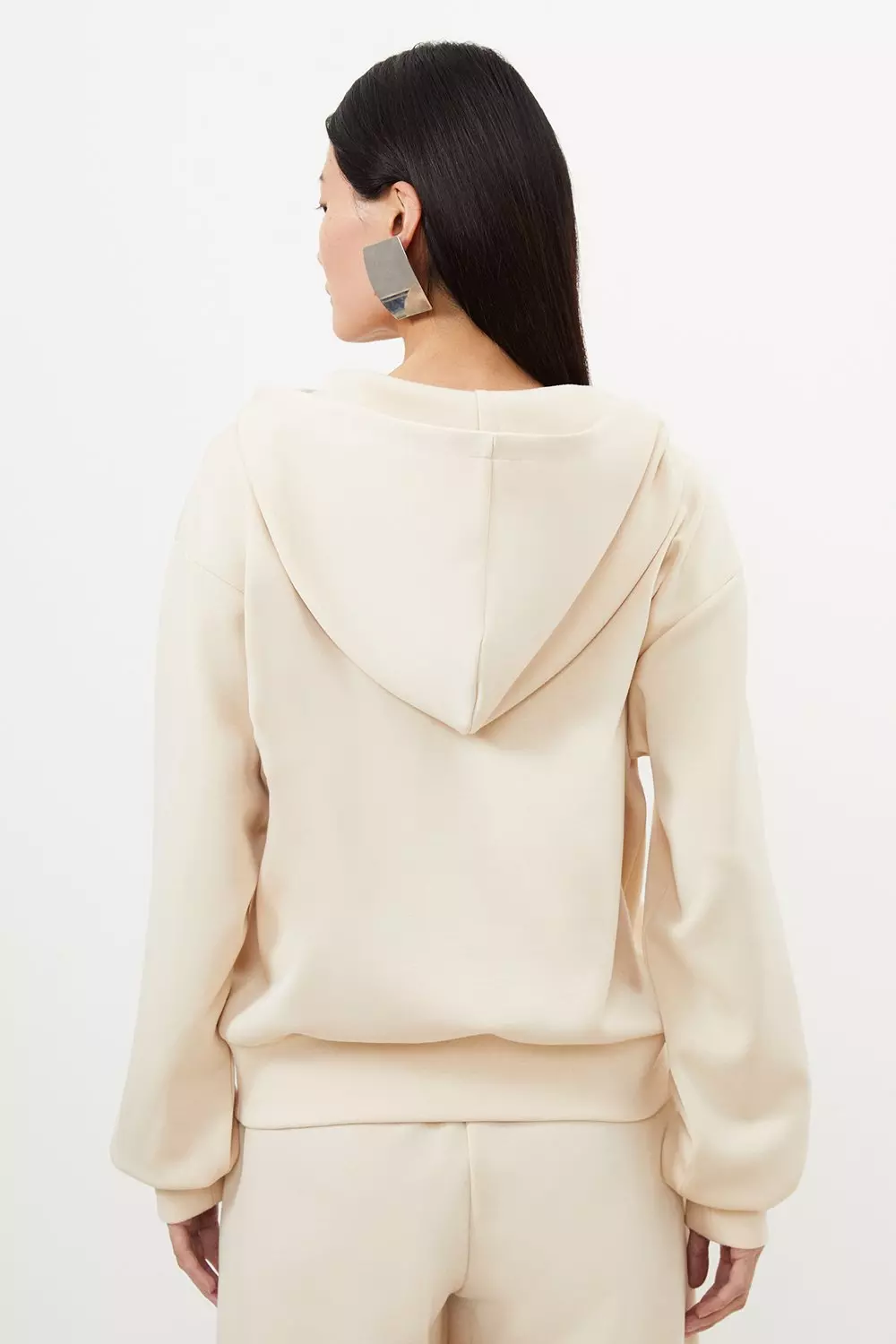 Premium Soft Touch Lounge Hoodie | Karen Millen