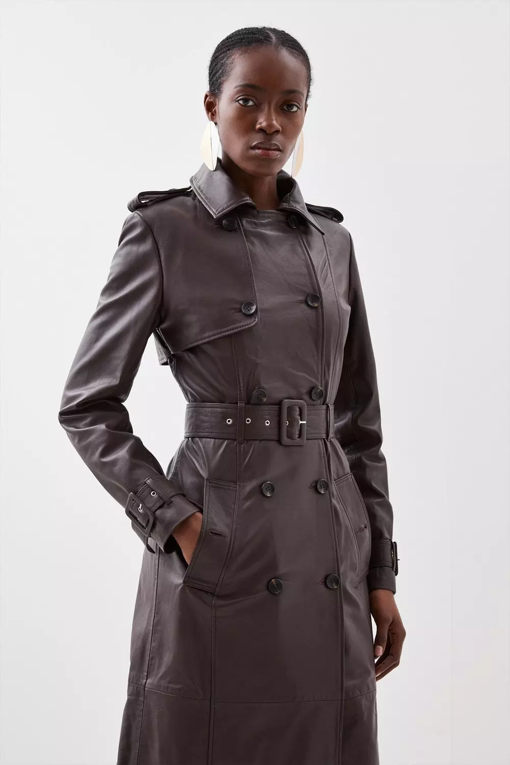 Belted hot sale mac women's