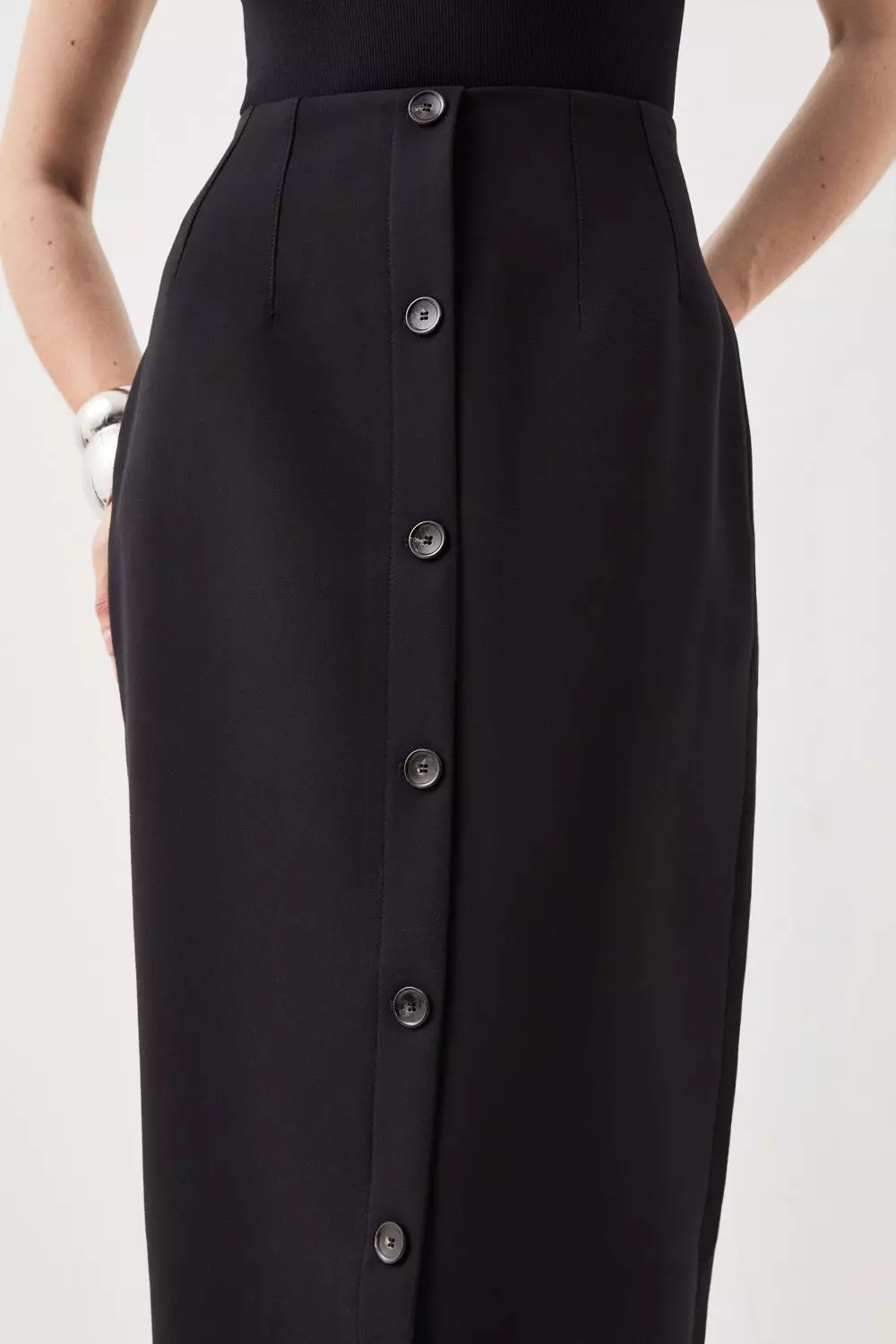 Midi skirt womens pencil cheap skirt