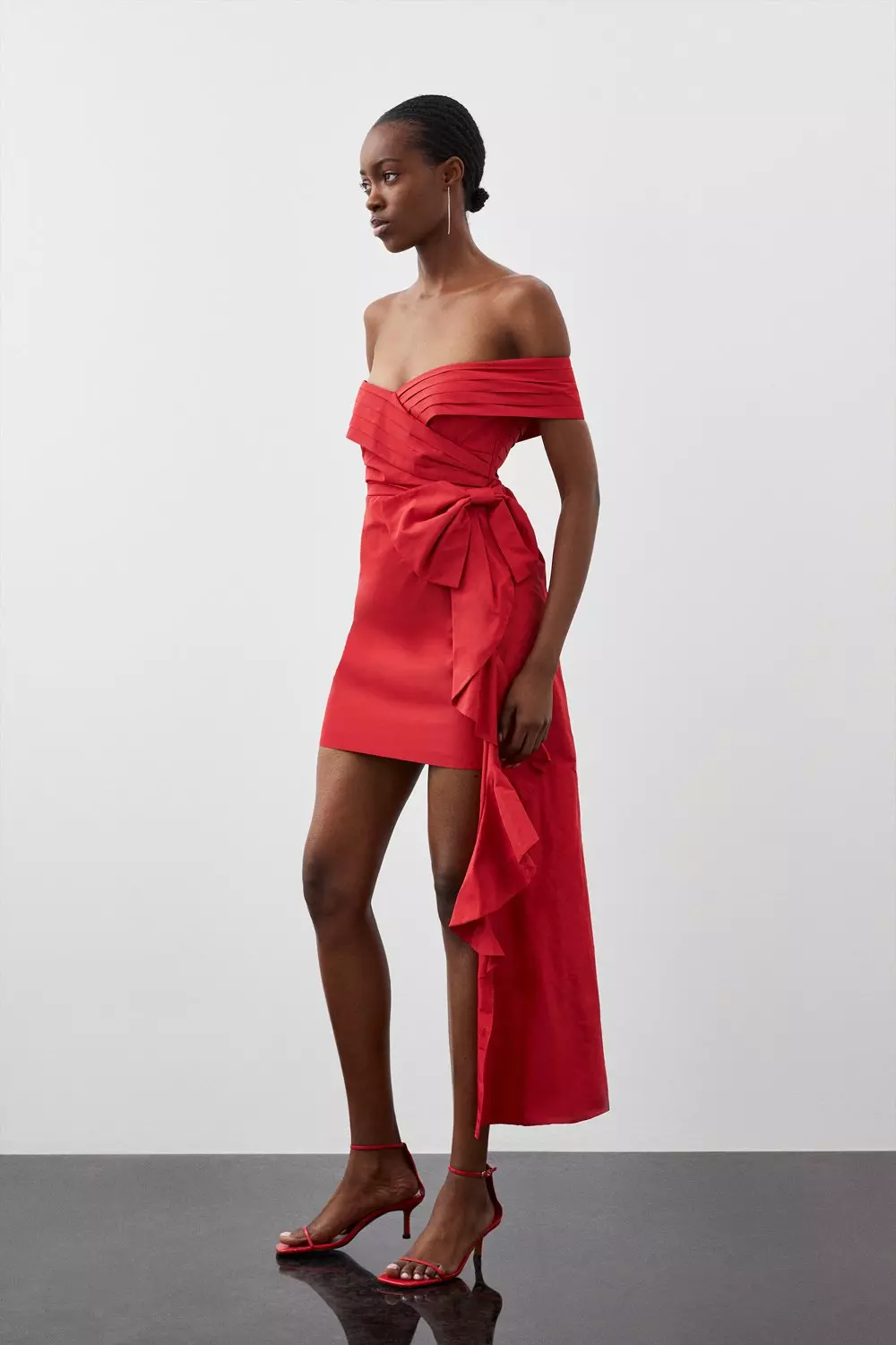 Karen millen 2025 escaping bow dress