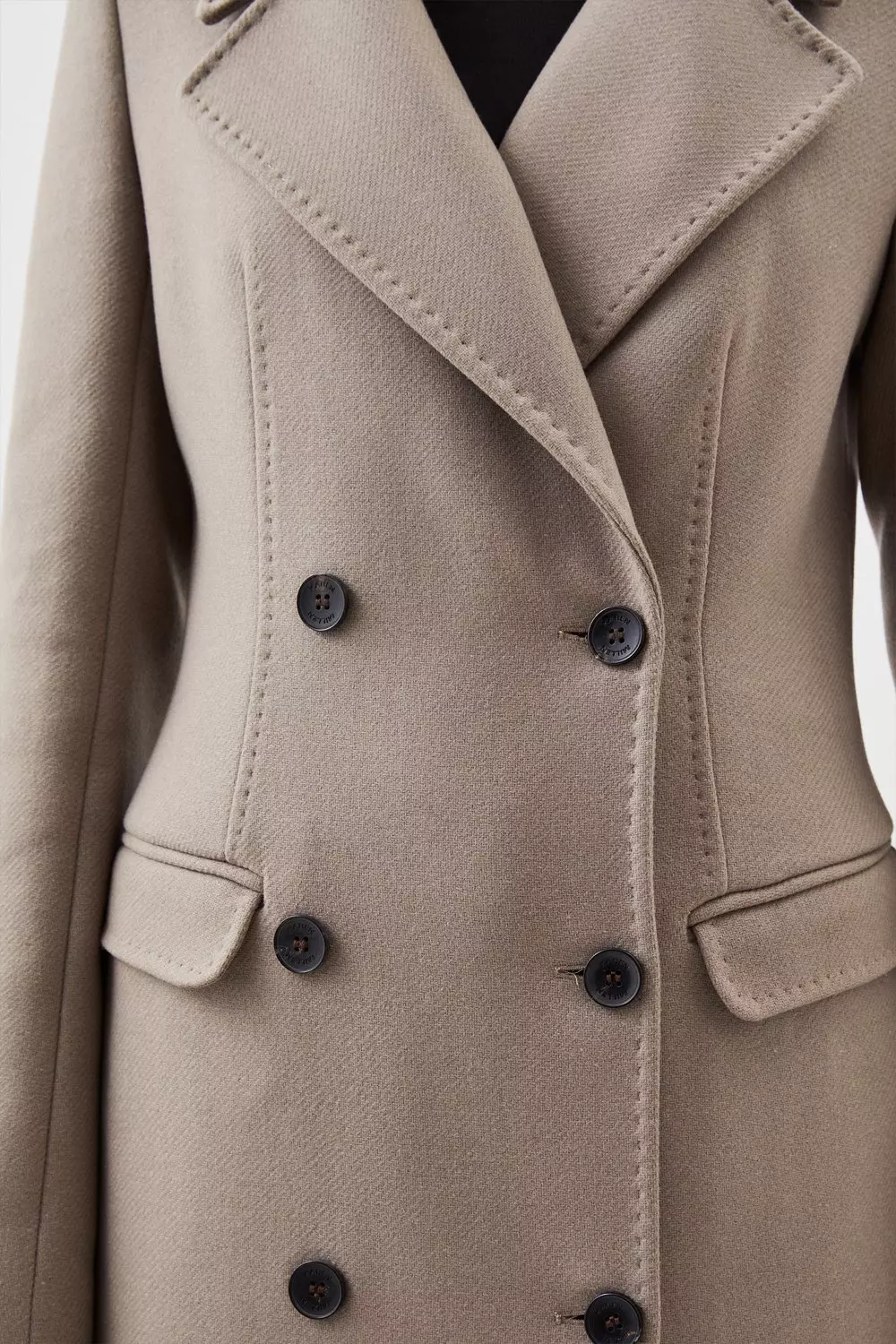 Grey Wool Coats  Karen Millen US