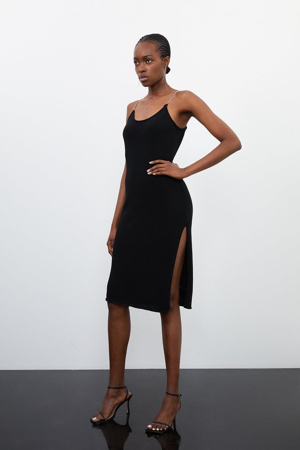 Freshta Fashion Women A-line Black Dress - Buy Freshta Fashion Women A-line Black  Dress Online at Best Prices in India | Flipkart.com