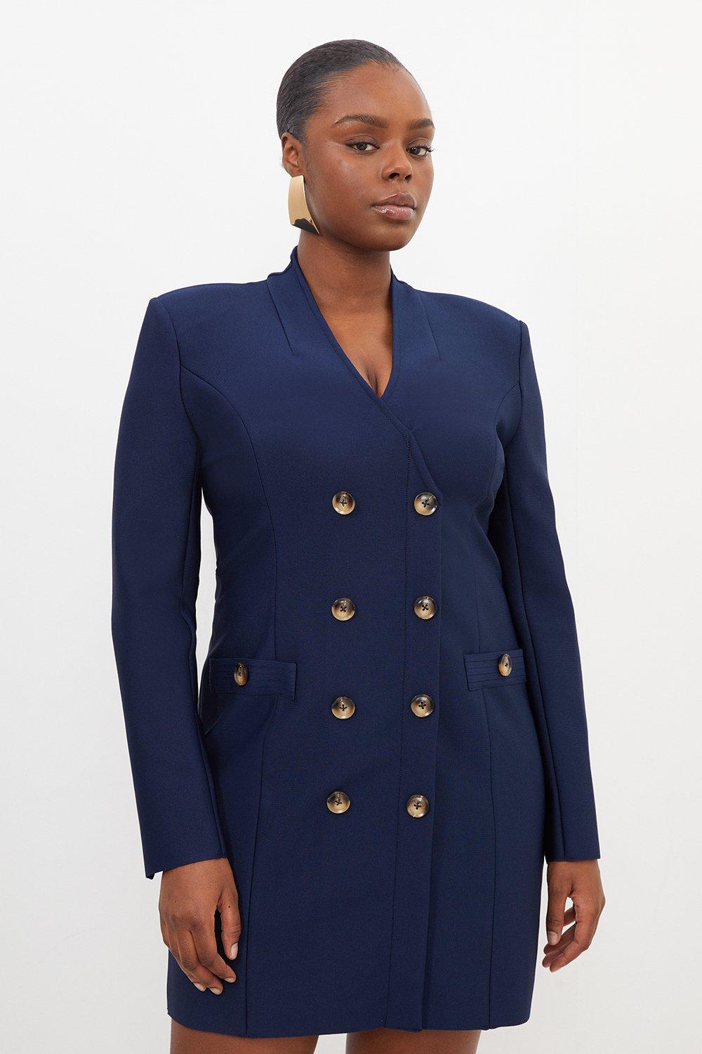 Button on sale coat dress