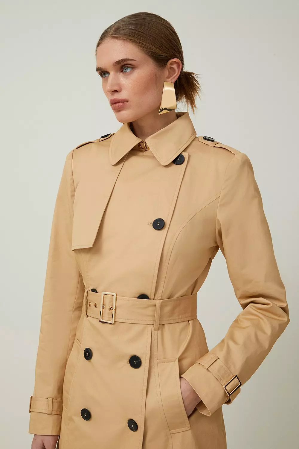 Petite burberry hotsell trench coat